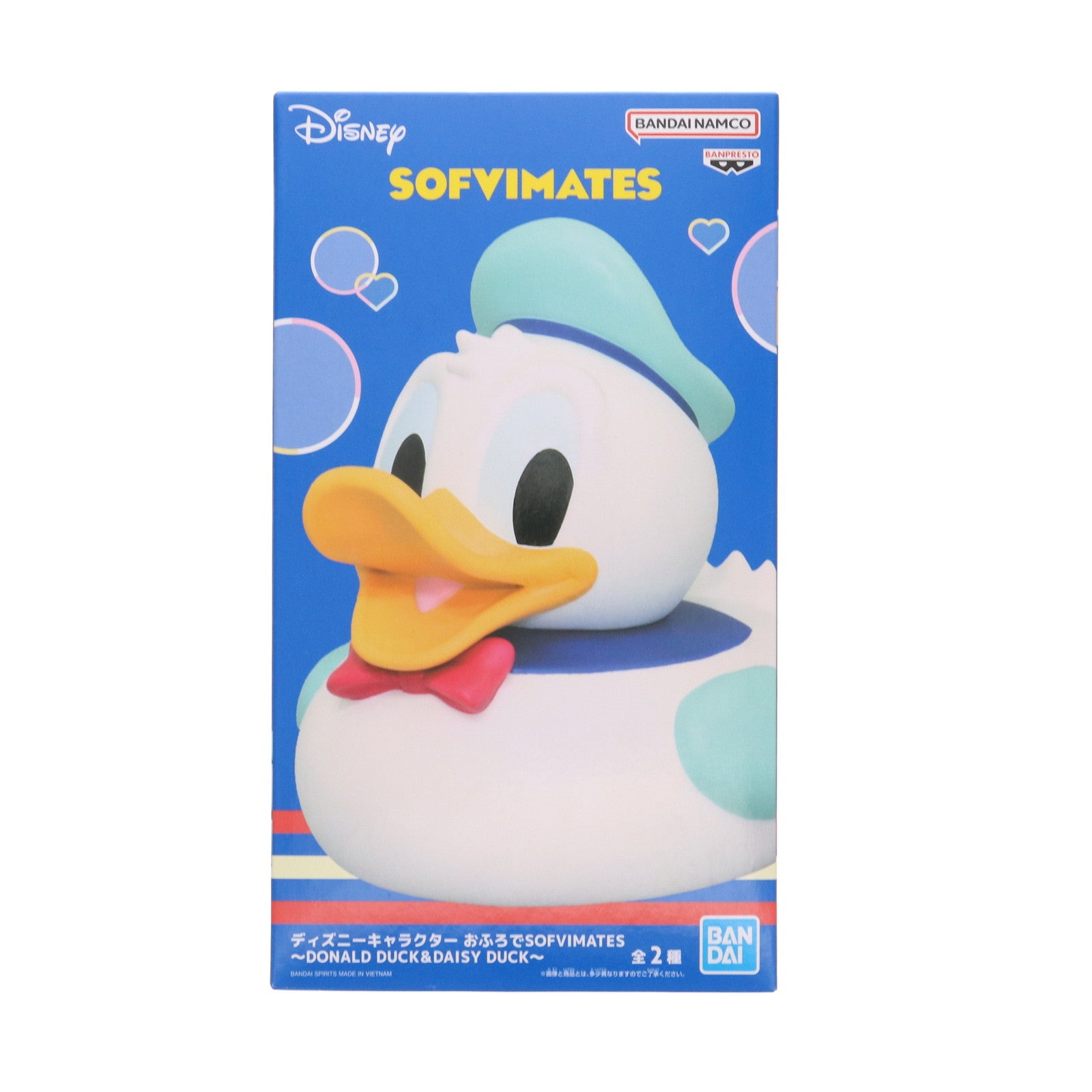【中古即納】[SFT] ドナルドダック ディズニーキャラクター おふろでSOFVIMATES ～DONALD DUCK&DAISY DUCK～ ソフビフィギュア プライズ(2778540) バンプレスト(20250527)