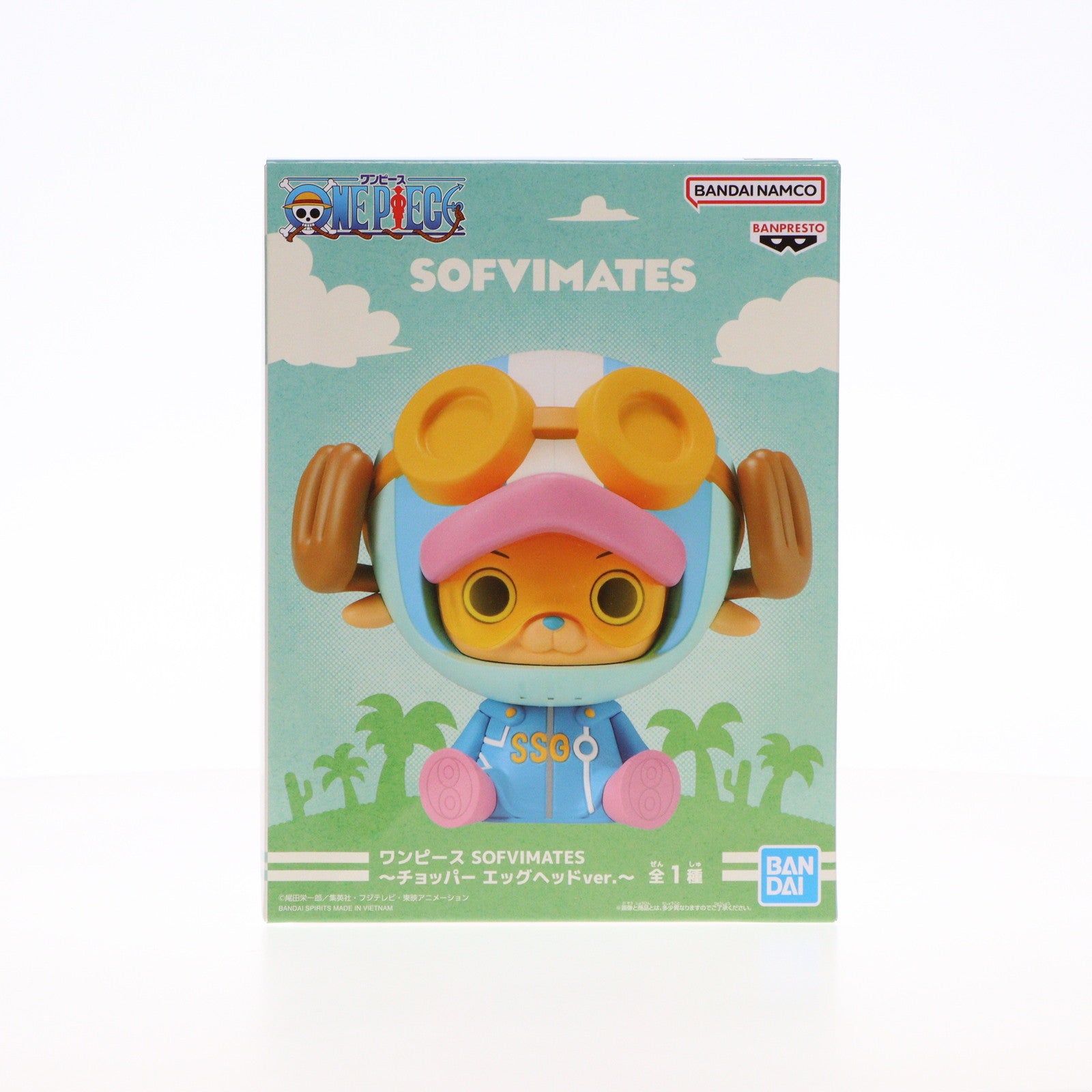 【中古即納】[SFT] トニートニー・チョッパー ワンピース SOFVIMATES～チョッパー エッグヘッドver.～ ONE PIECE ソフビフィギュア プライズ(2701930) バンプレスト(20240610)