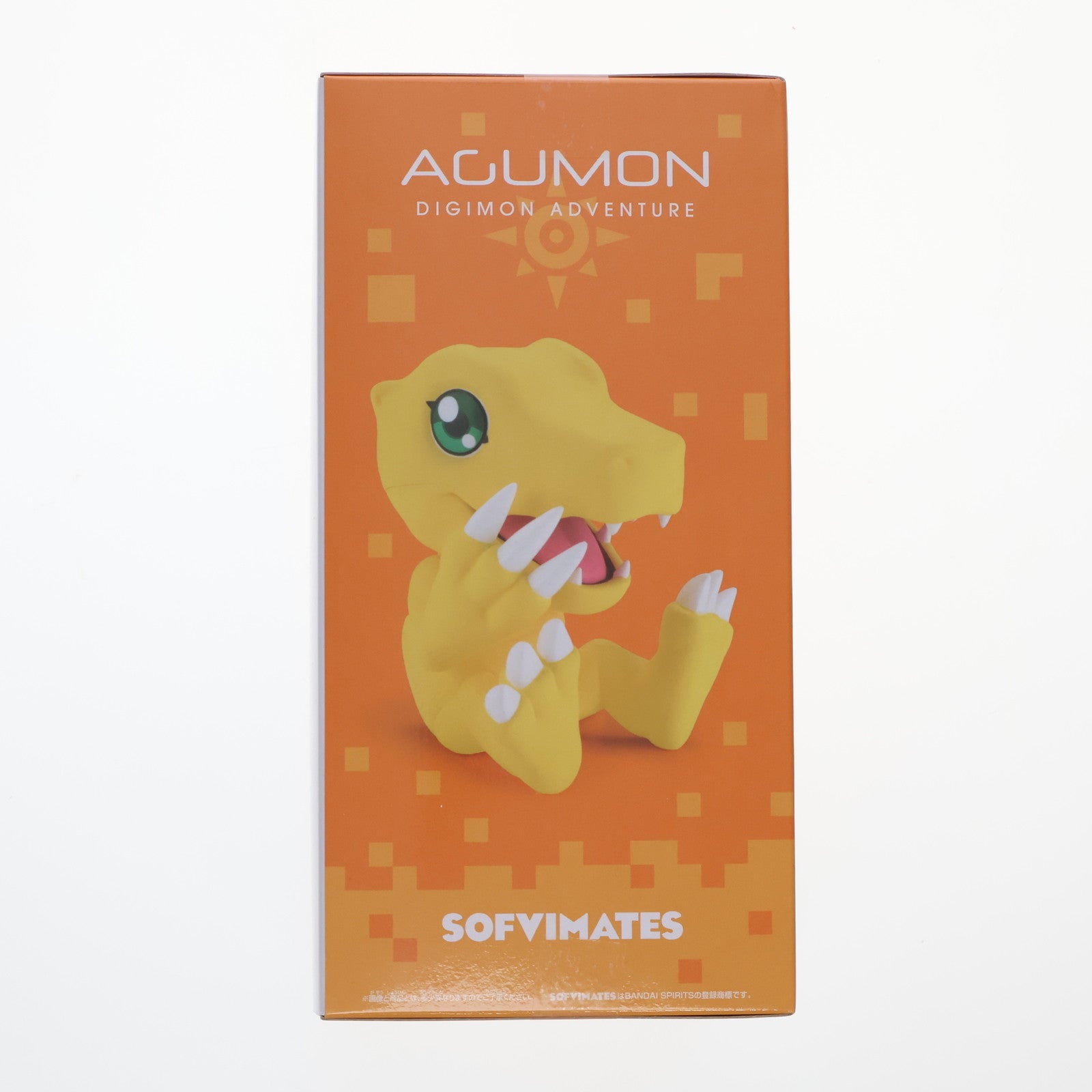 【中古即納】[SFT] アグモン デジモンアドベンチャー SOFVIMATES～アグモン～vol.2 ソフビフィギュア プライズ(2787144) バンプレスト(20251009)