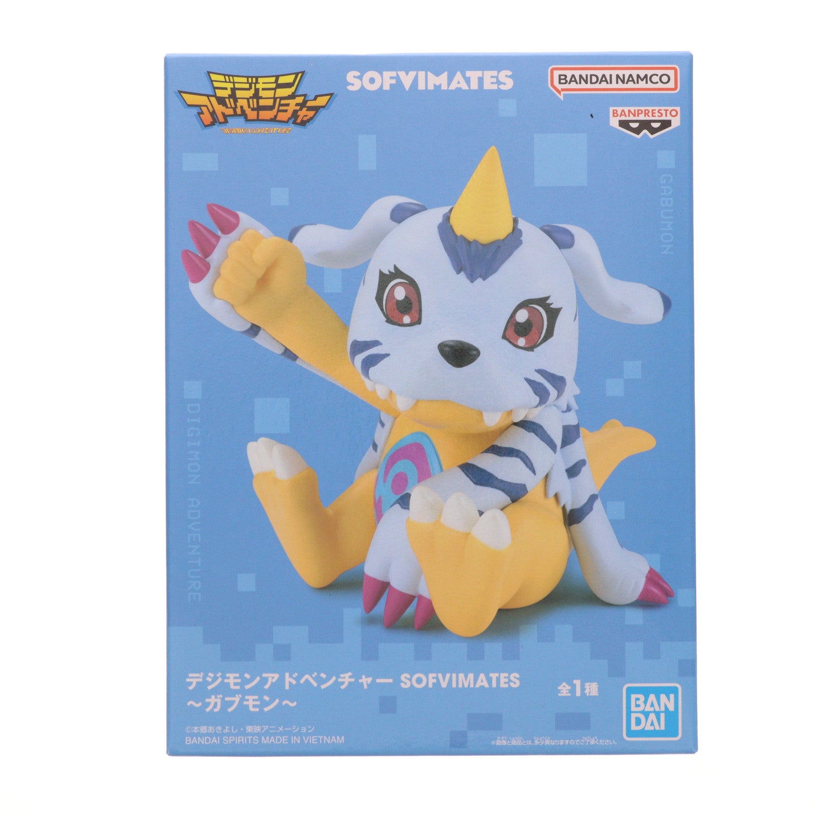 【中古即納】[SFT] ガブモン デジモンアドベンチャー SOFVIMATES～ガブモン～ ソフビフィギュア プライズ(2775412) バンプレスト(20251009)