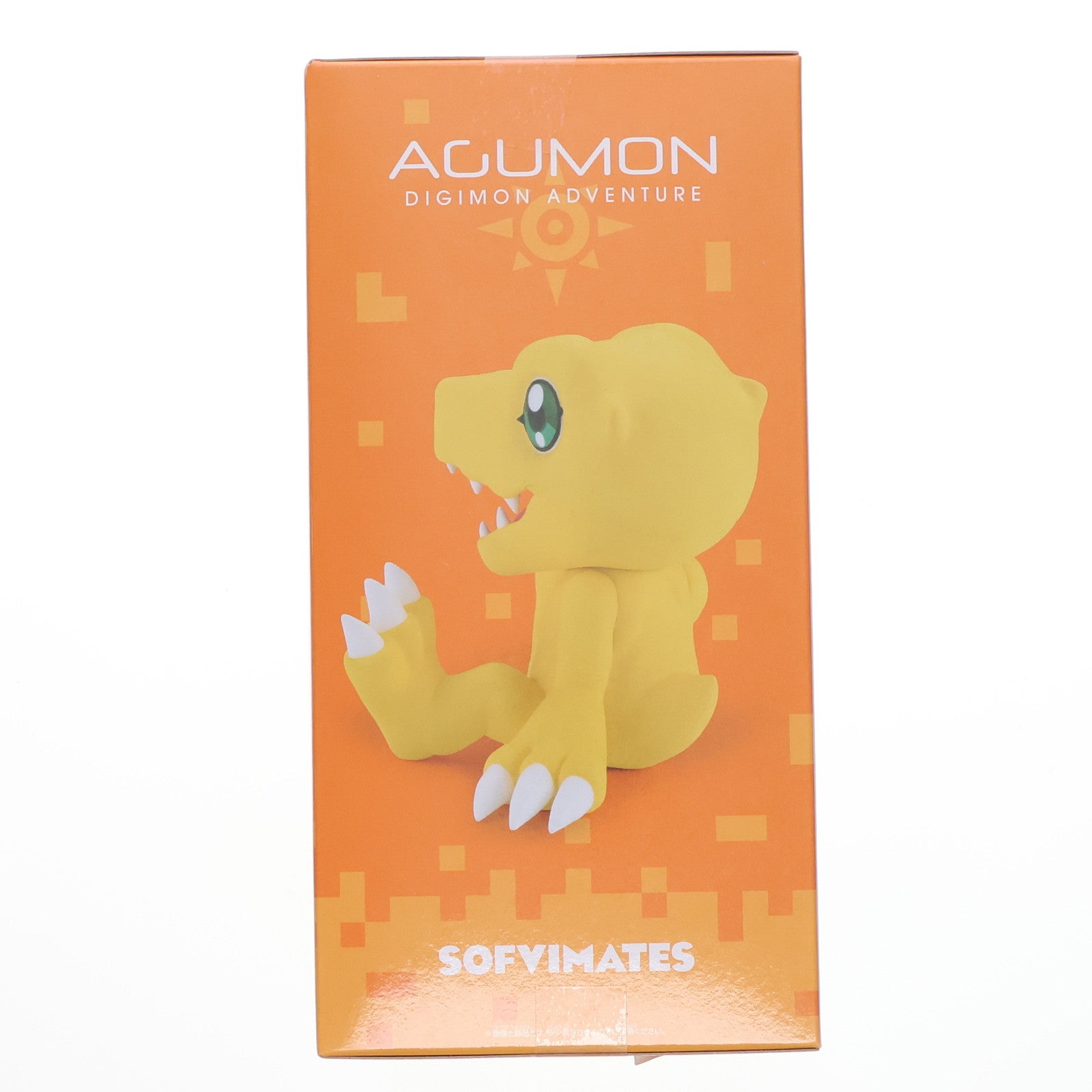 【中古即納】[SFT] アグモン デジモンアドベンチャー SOFVIMATES～アグモン～vol.2 ソフビフィギュア プライズ(2787144) バンプレスト(20251009)