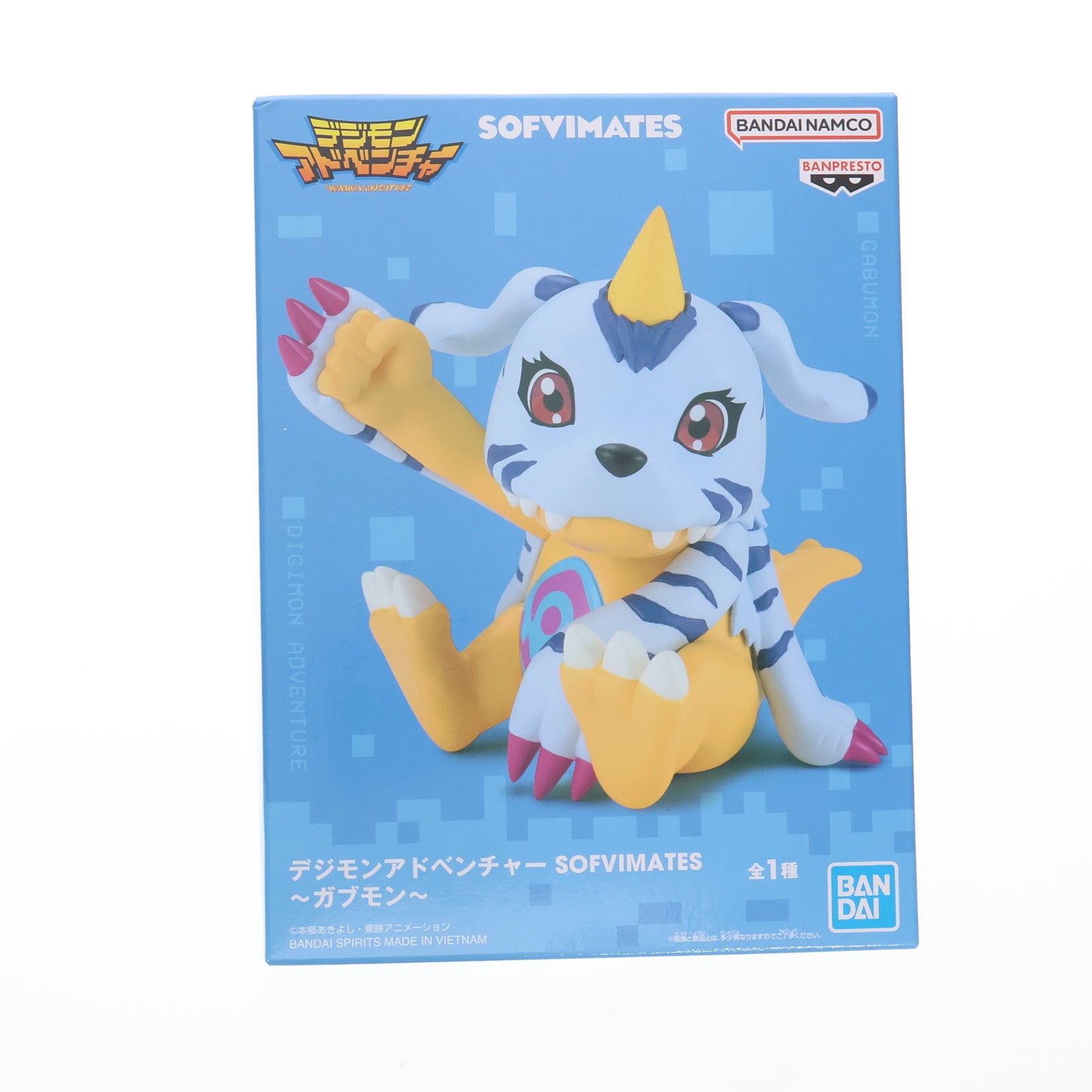 【中古即納】[SFT] ガブモン デジモンアドベンチャー SOFVIMATES～ガブモン～ ソフビフィギュア プライズ(2775412) バンプレスト(20251009)
