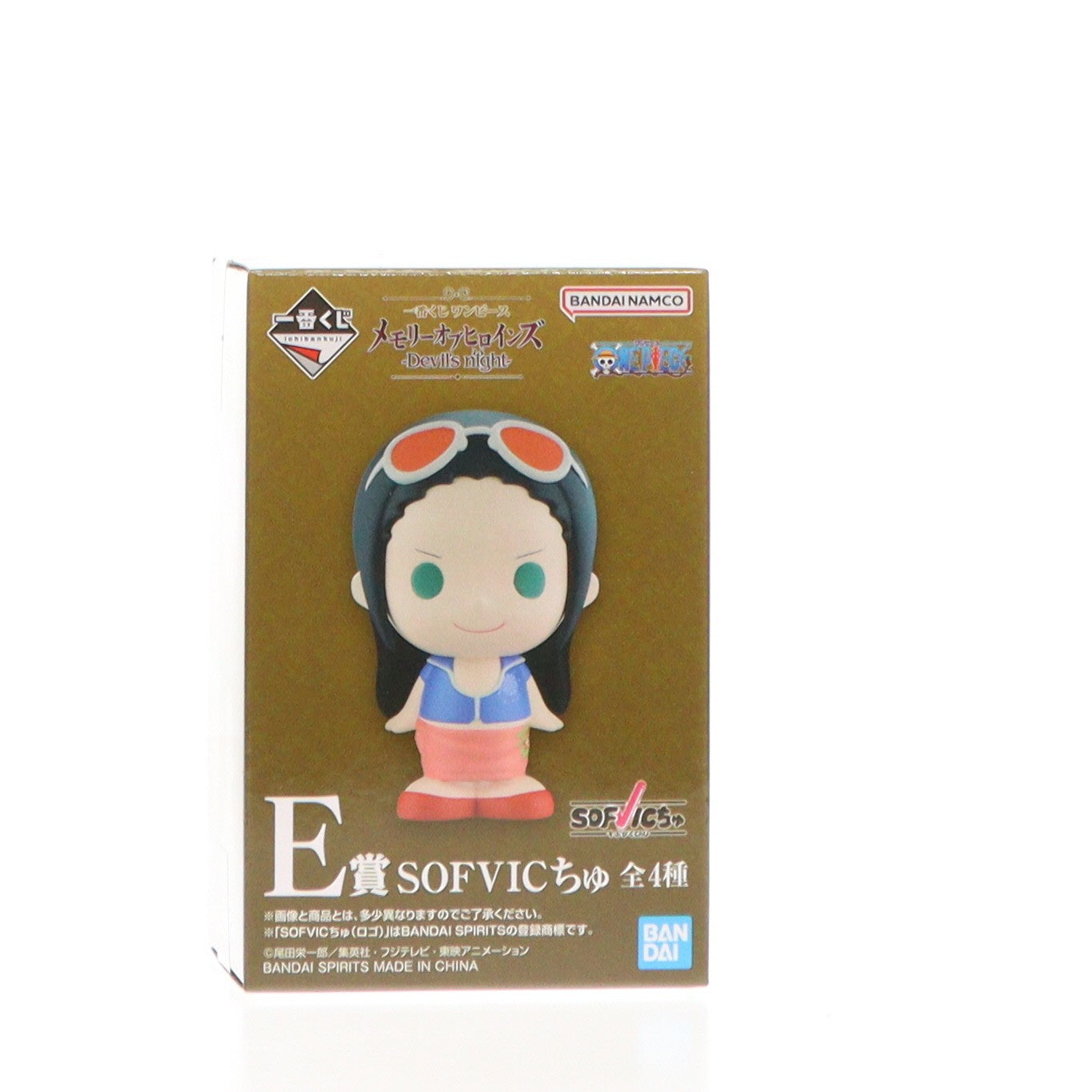 【中古即納】[SFT] E賞 ジュエリー・ボニー SOFVICちゅ 一番くじ ワンピース メモリーオブヒロインズ -Devil's night- ONE PIECE ソフビフィギュア プライズ バンダイスピリッツ(20251030)
