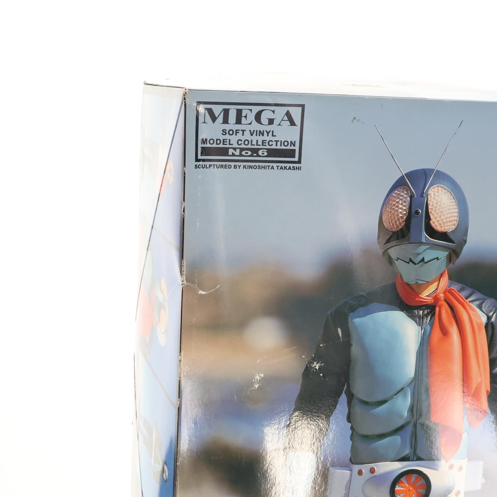 【中古即納】[SFT] メガソフビコレクション No.06 仮面ライダー旧1号 仮面ライダー ソフトビニールキット ソフビフィギュア 海洋堂(19991231)