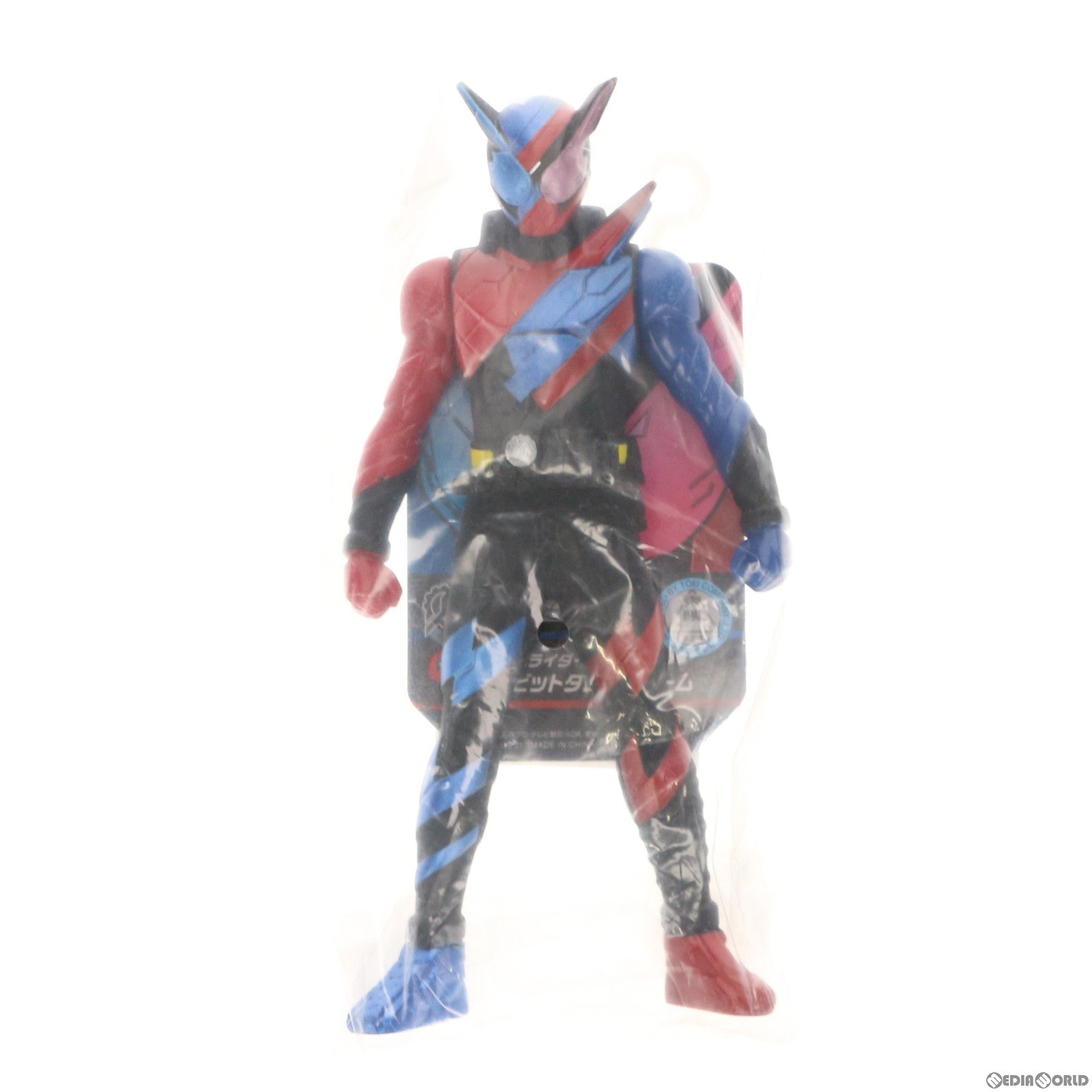 【中古即納】[SFT] ライダーヒーローシリーズ1 仮面ライダービルド ラビットタンクフォーム 完成品 ソフビフィギュア バンダイ(20170819)