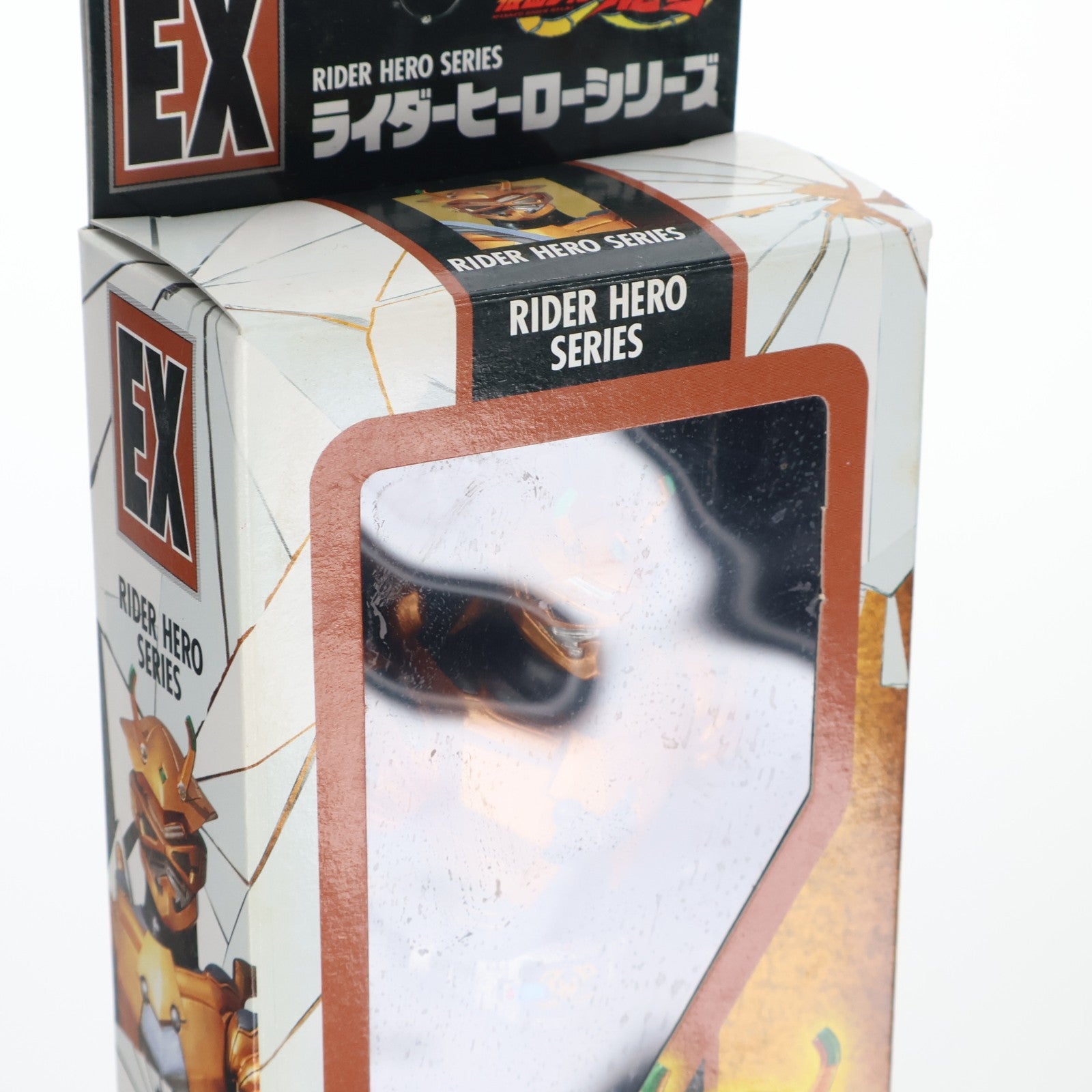 【中古即納】[SFT] ライダーヒーローシリーズ EX 仮面ライダーシザース 仮面ライダー龍騎 完成品 ソフビフィギュア バンダイ(20021117)