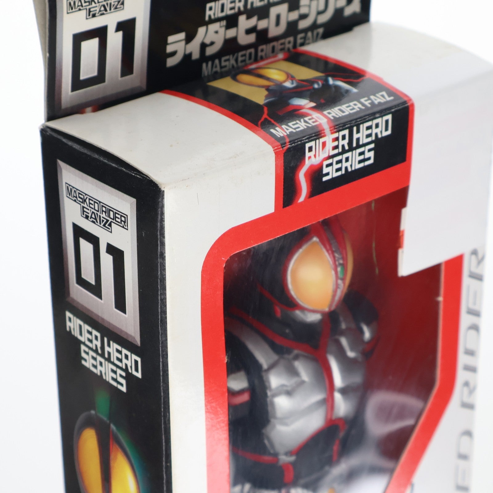 【中古即納】[SFT] ライダーヒーローシリーズ01 仮面ライダーファイズ 完成品 ソフビフィギュア バンダイ(20030124)