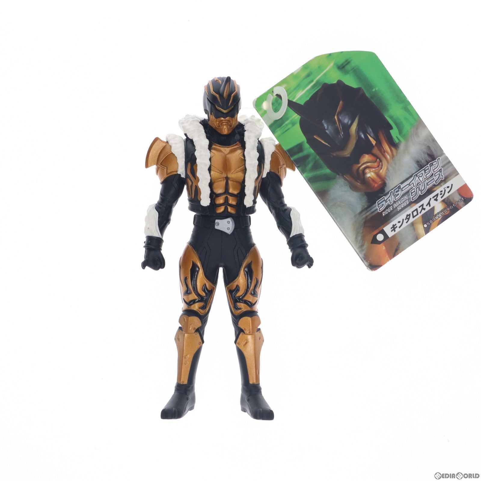 【中古即納】[SFT] ライダーイマジンシリーズ 03 キンタロスイマジン 仮面ライダー電王 完成品 ソフビフィギュア バンダイ(20070623)