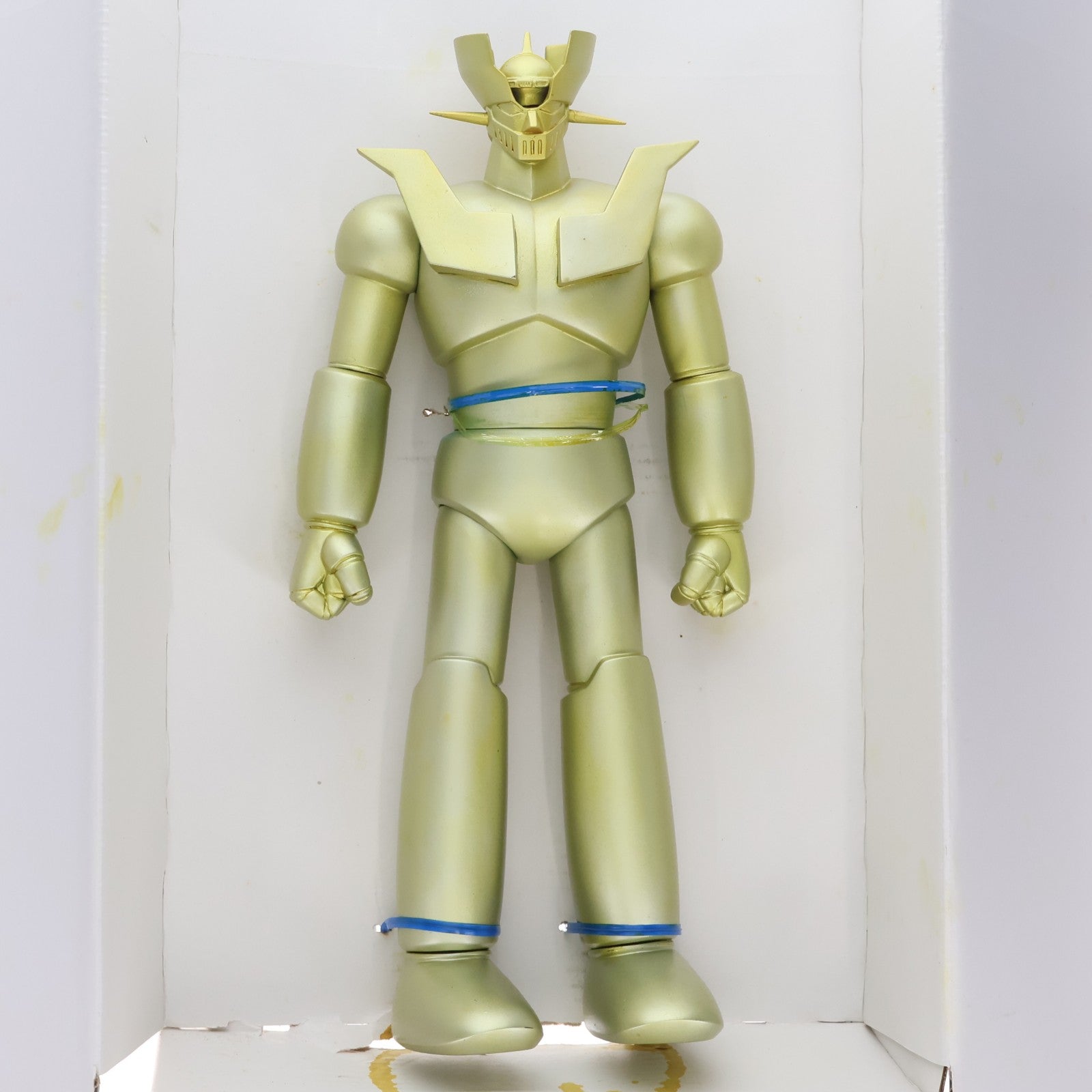 【中古即納】[SFT] スーパーロボット烈伝 SR-01 マジンガーZ ゴールドver. 完成品 ソフビフィギュア マーミット(19991231)