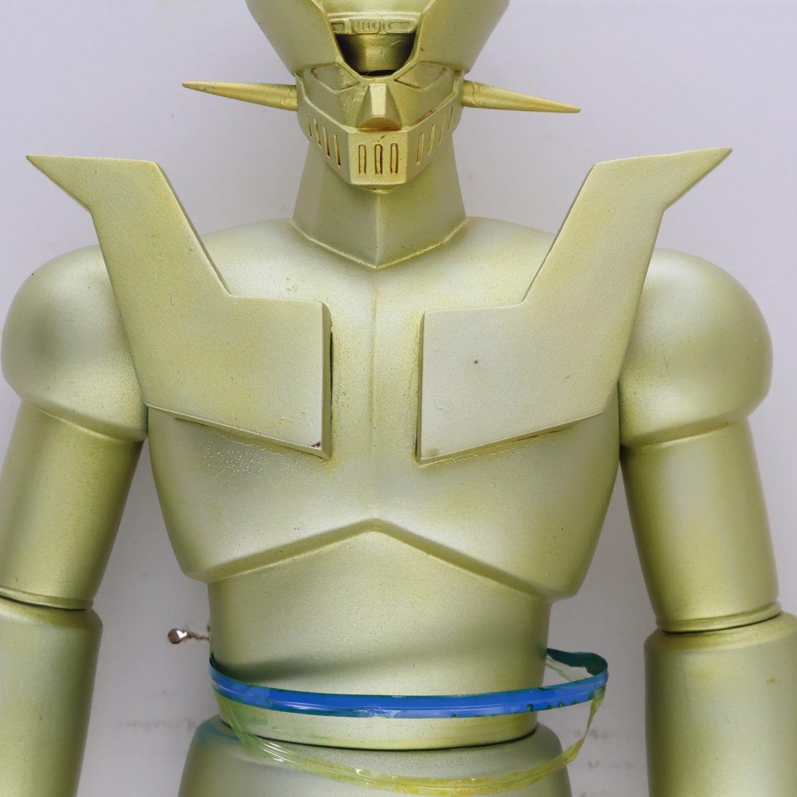 【中古即納】[SFT] スーパーロボット烈伝 SR-01 マジンガーZ ゴールドver. 完成品 ソフビフィギュア マーミット(19991231)