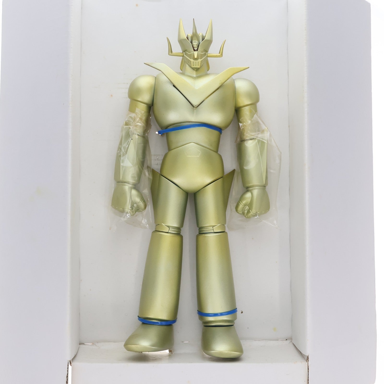 【中古即納】[SFT] スーパーロボット烈伝 SR-02 グレートマジンガー ゴールドver. 完成品 ソフビフィギュア マーミット(19991231)