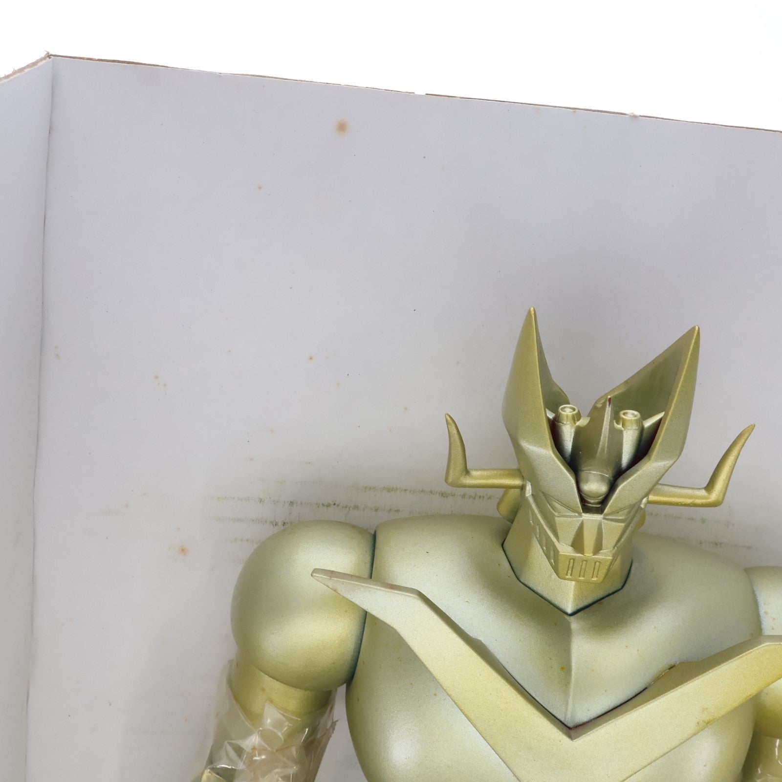 【中古即納】[SFT] スーパーロボット烈伝 SR-02 グレートマジンガー ゴールドver. 完成品 ソフビフィギュア マーミット(19991231)