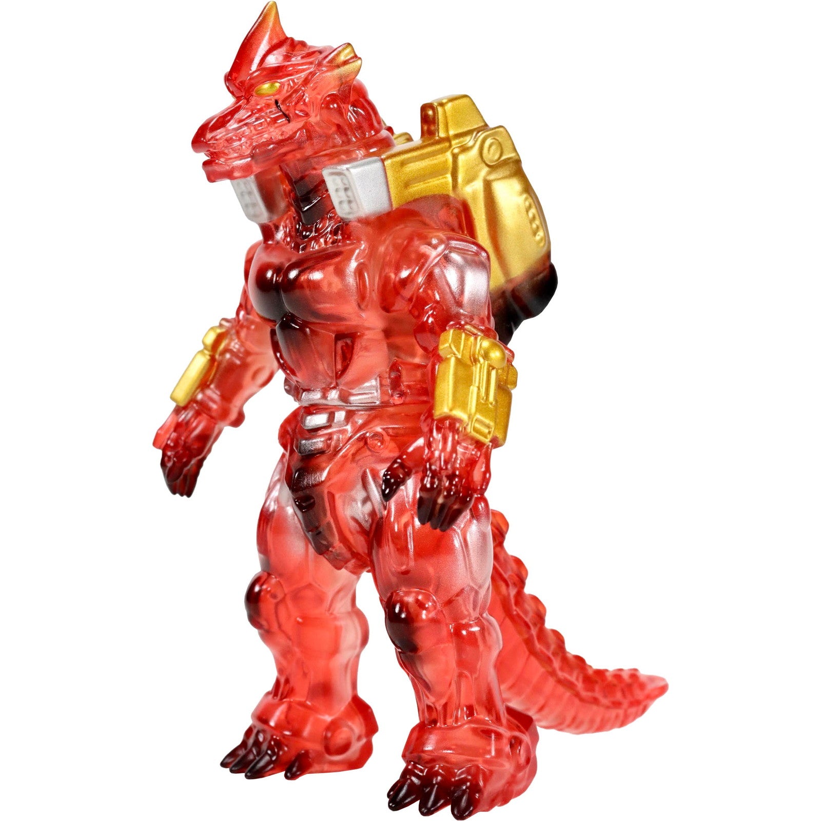 【中古即納】[SFT] CCPミドルサイズシリーズ ゴジラEX 第7弾 メカゴジラ(2002)クリアレッド Ver. ゴジラ×メカゴジラ 完成品 ソフビフィギュア CCP(20250612)