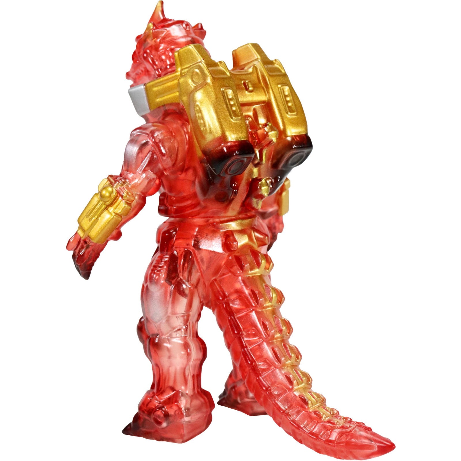 【中古即納】[SFT] CCPミドルサイズシリーズ ゴジラEX 第7弾 メカゴジラ(2002)クリアレッド Ver. ゴジラ×メカゴジラ 完成品 ソフビフィギュア CCP(20250612)