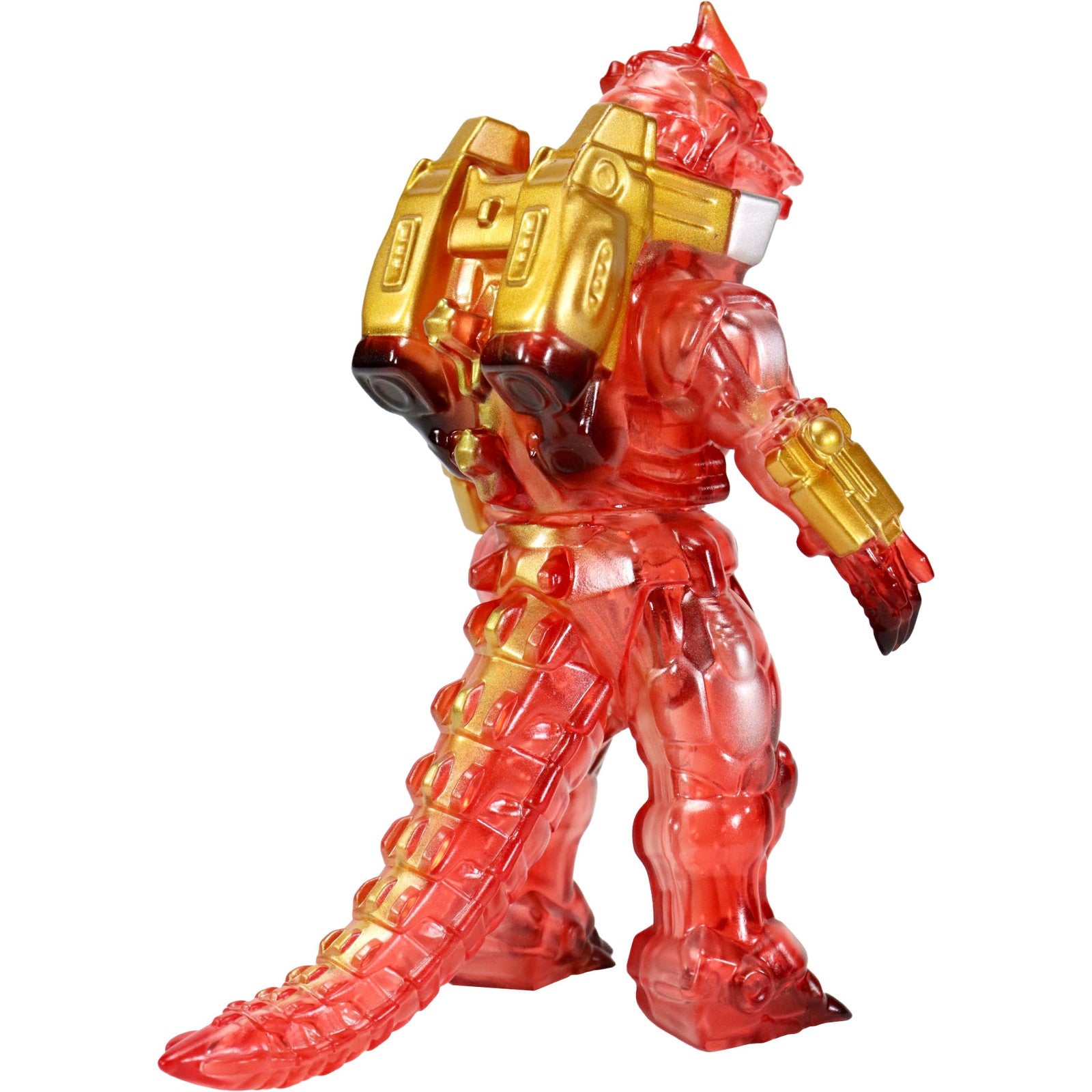 【中古即納】[SFT] CCPミドルサイズシリーズ ゴジラEX 第7弾 メカゴジラ(2002)クリアレッド Ver. ゴジラ×メカゴジラ 完成品 ソフビフィギュア CCP(20250612)