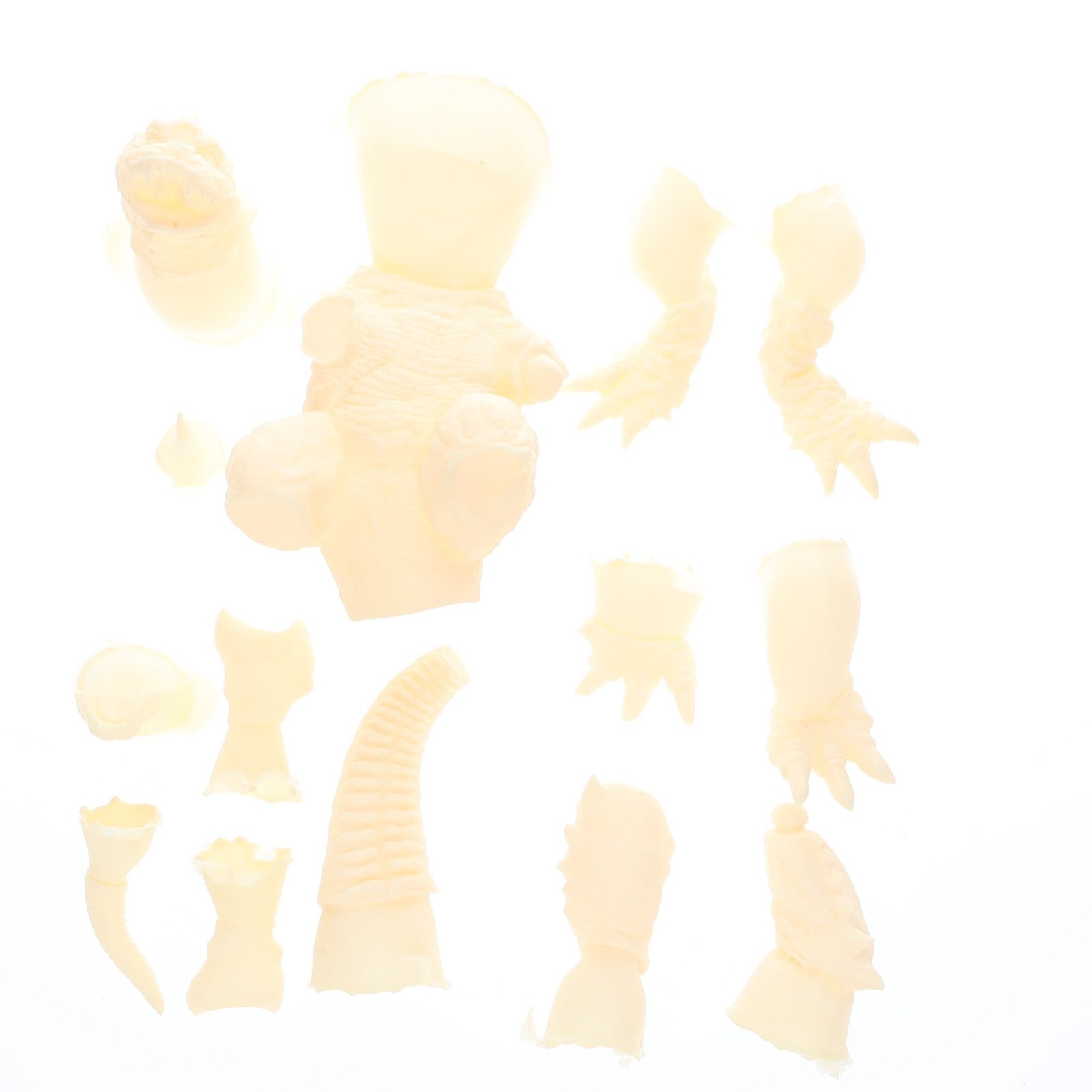 【中古即納】[SFT] リアルディフォルメソフビ No.1 バラゴン ゴジラ モスラ キングギドラ 大怪獣総攻撃 ソフトビニールキット ソフビフィギュア ウエストケンジ(20021231)