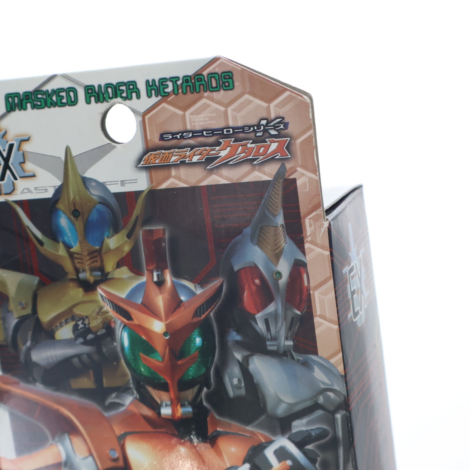【中古即納】[SFT] ライダーヒーローシリーズK EX 仮面ライダーケタロス 仮面ライダーカブト 完成品 ソフビフィギュア バンダイ(20060805)