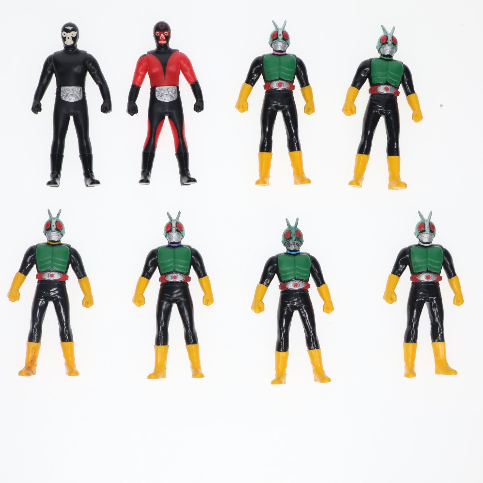 【中古即納】[SFT] フィギュア王誌上限定 悪魔の軍団ソフビセット(8体セット) 仮面ライダー 完成品 ソフビフィギュア バンダイ(19991231)