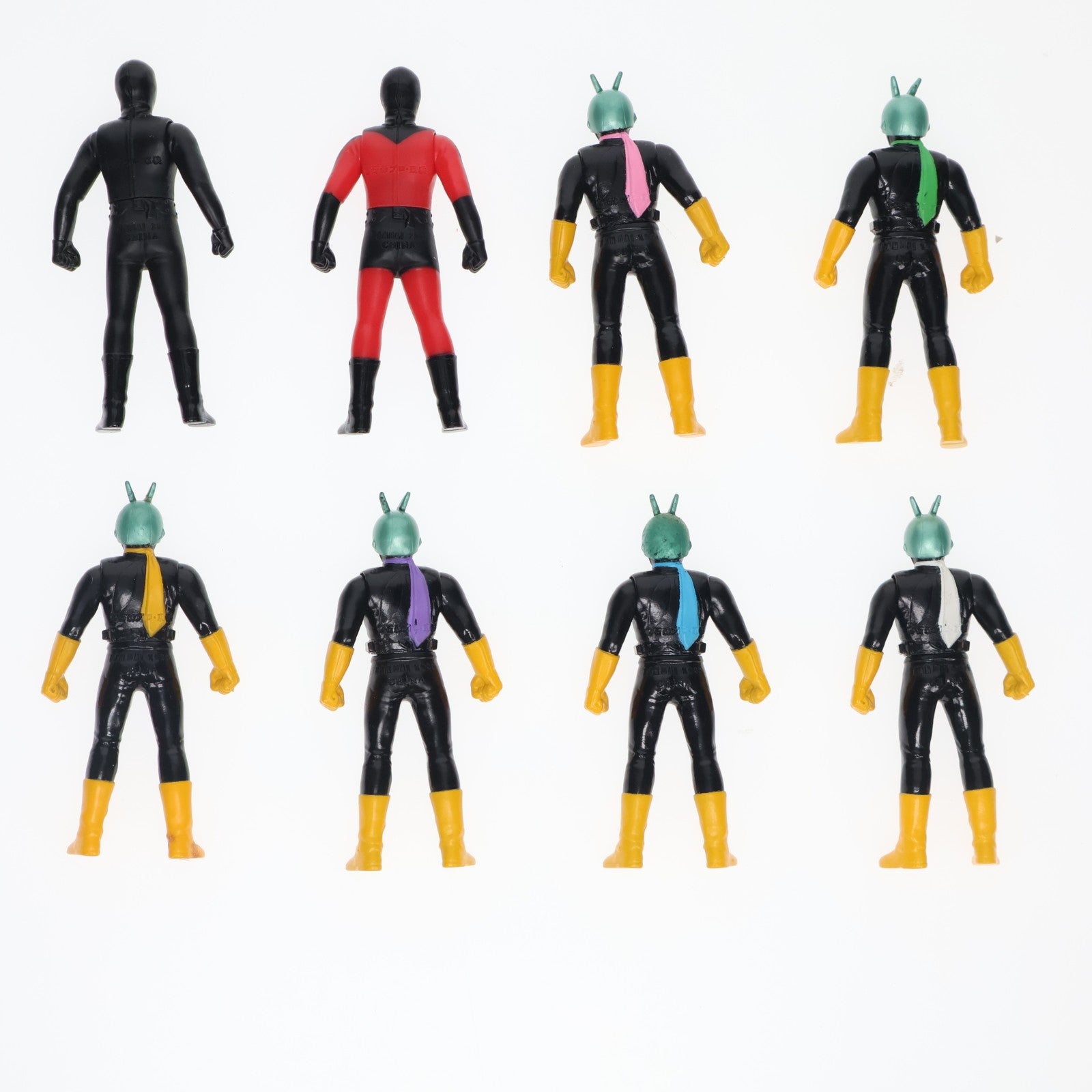 【中古即納】[SFT] フィギュア王誌上限定 悪魔の軍団ソフビセット(8体セット) 仮面ライダー 完成品 ソフビフィギュア バンダイ(19991231)