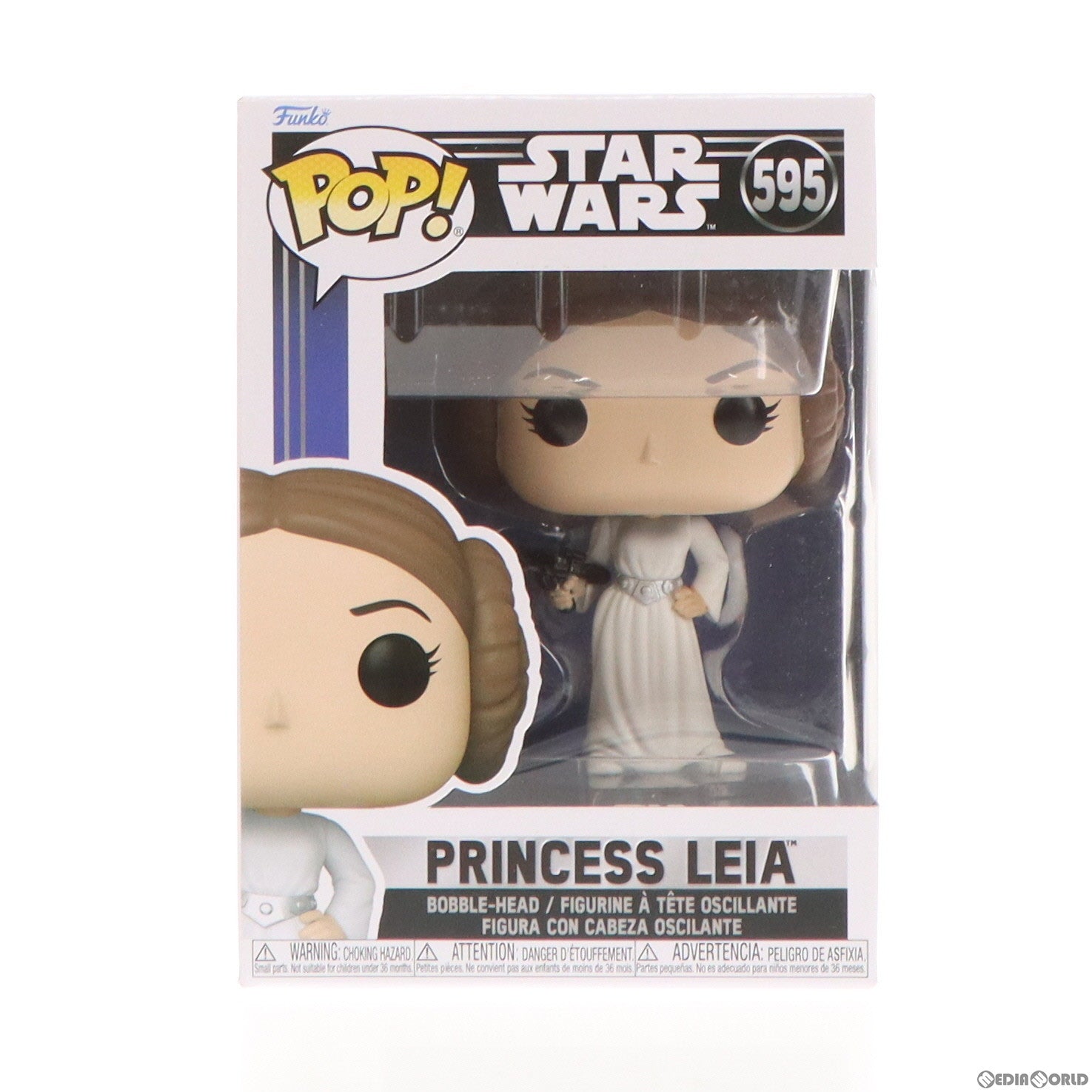 【中古即納】[SFT] POP! スター・ウォーズ 595 レイア姫 STAR WARS 完成品 ソフビフィギュア FUNKO(ファンコ)(20230131)
