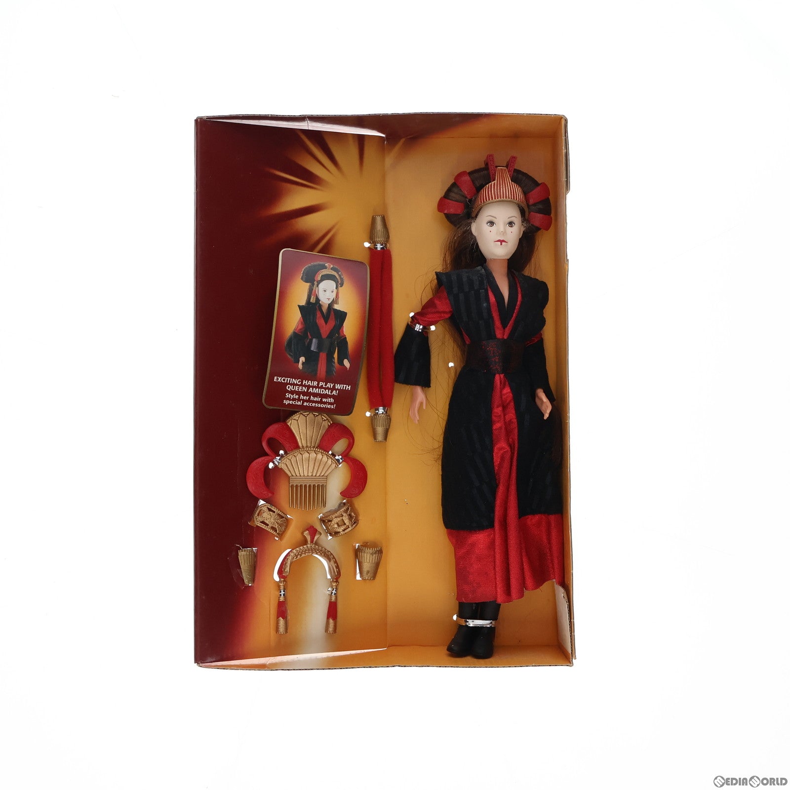 【中古即納】[DOL] ウルティメイト ヘアー クイーン・アミダラ ファッションドール STAR WARS(スター・ウォーズ) エピソード1/ファントム・メナス 完成品 ドール トミー/ハズブロー(19991231)