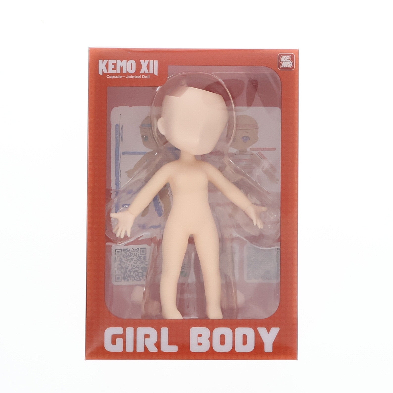 【中古即納】[DOL] KEMO XII CJD素体(GIRL) 完成品 デフォルメアクションドール ドール用素体 KEMO(ケモ)(20240322)