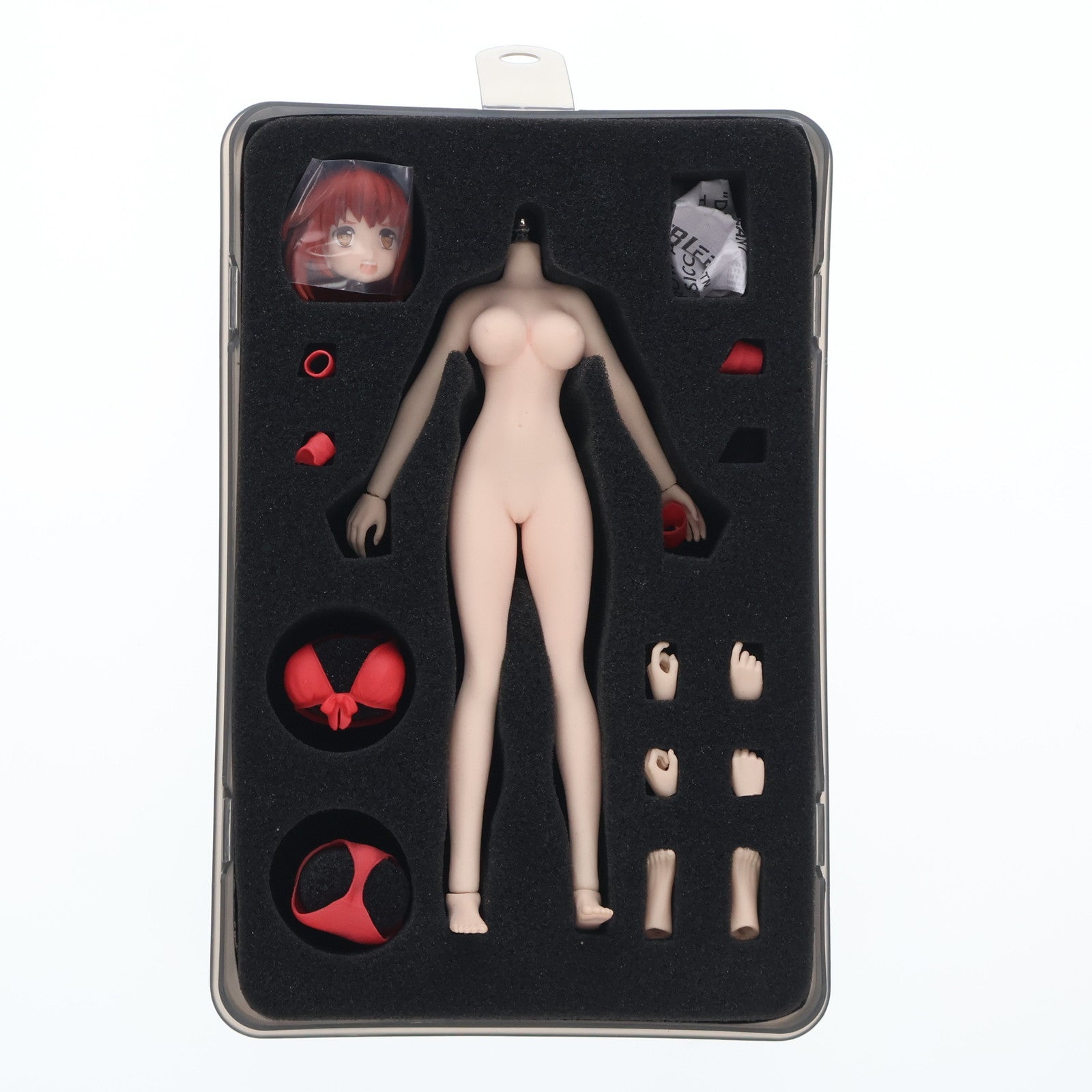 【中古即納】[DOL] スーパーフレキシブル 女性シームレス可動素体 ラージバスト ペールスキン(赤髪/赤ビキニ) 1/12 完成品 ドール(PLLB2020-T02A)(海外流通版) TBリーグ(20210523)