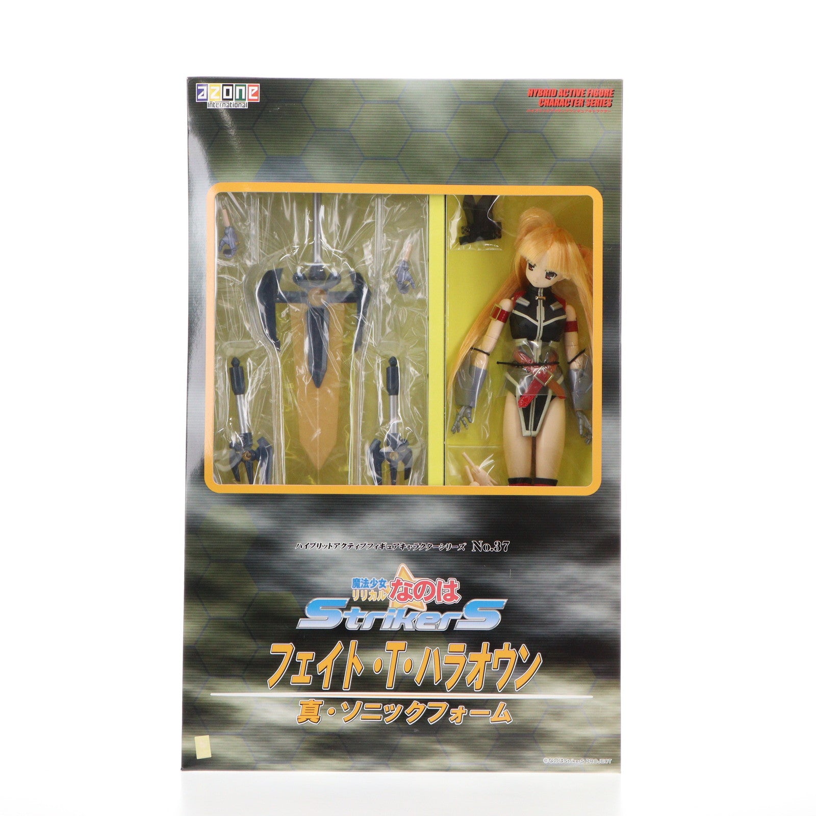 【中古即納】[DOL] ハイブリッドアクティブフィギュア No.037 フェイト・T・ハラオウン -真・ソニックフォーム- 魔法少女リリカルなのはStrikerS(ストライカーズ) 1/6 完成品 ドール アゾン(20100219)