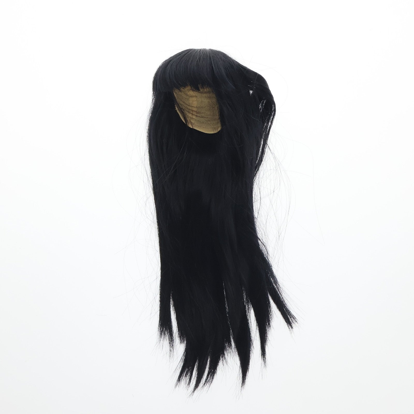 【中古即納】[DOL] ひめかずら 9～9.5インチドール用ヘアウィッグ 姫カット Lサイズ(ブラック) ドール用ウィッグ(MAD0904-03A/L) まんだらけ(19991231)