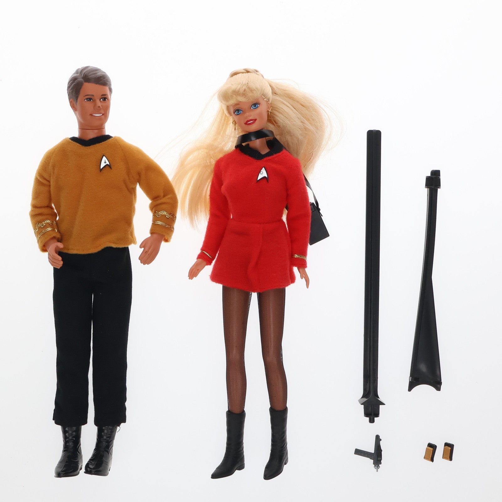 【中古即納】[DOL] Barbie&Ken STAR TREK GIFTSET(バービー&ケン スター・トレックギフトセット)(2体セット) 30th Anniversary Collector Edition 完成品 ドール(15006) マテル(19961231)