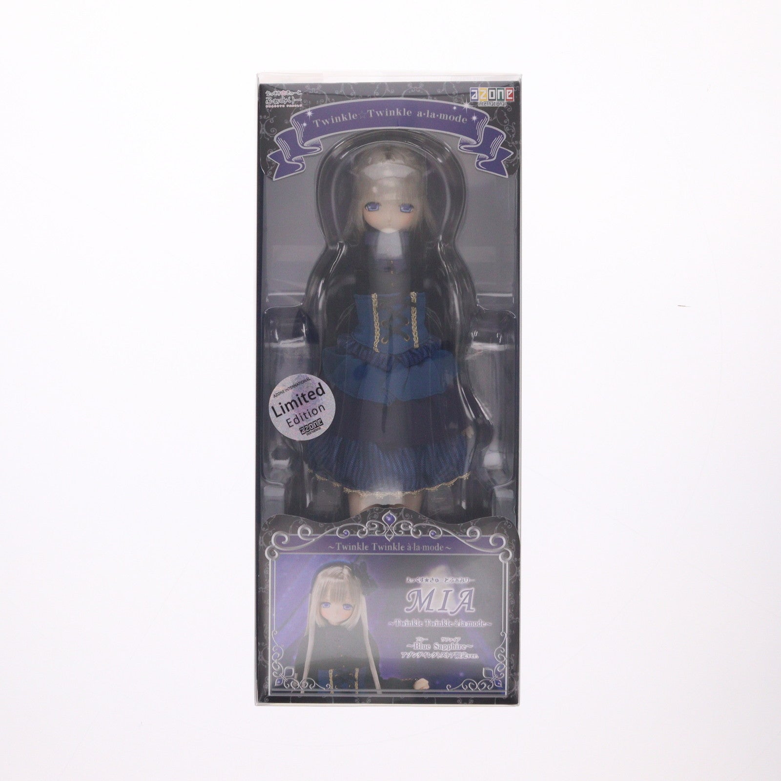 【中古即納】[DOL] えっくす☆きゅーとふぁみりー みあ/Twinkle☆Twinkle a・la・mode～Blue Sapphire～(アゾンダイレクトストア限定ver.) 1/6 完成品 ドール(POD013-MTB) アゾン(20190630)