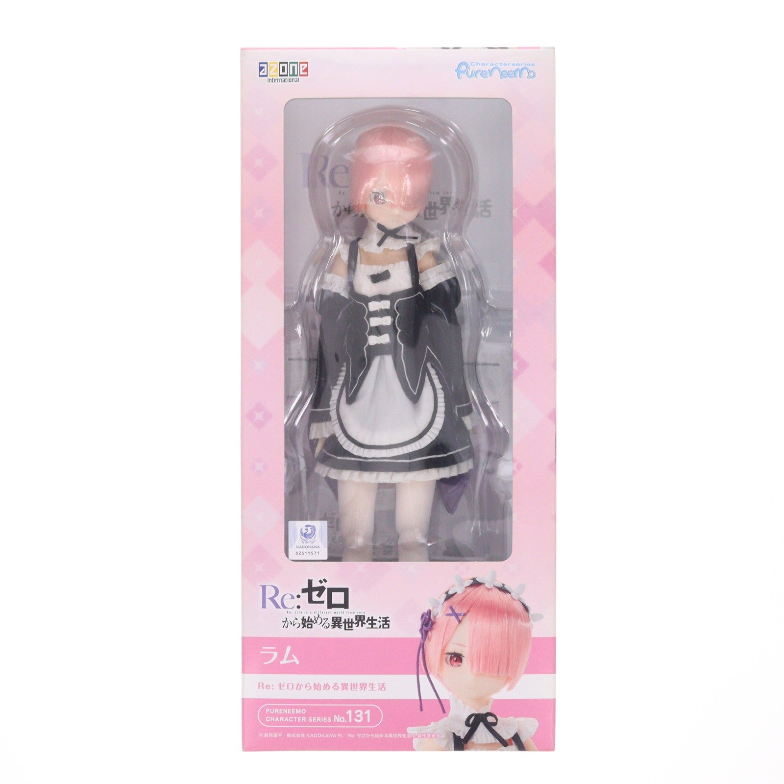 【中古即納】[DOL] ピュアニーモキャラクターシリーズ No.131 ラム Re:ゼロから始める異世界生活 1/6 完成品 ドール(PND131-RMG) アゾン(20211031)