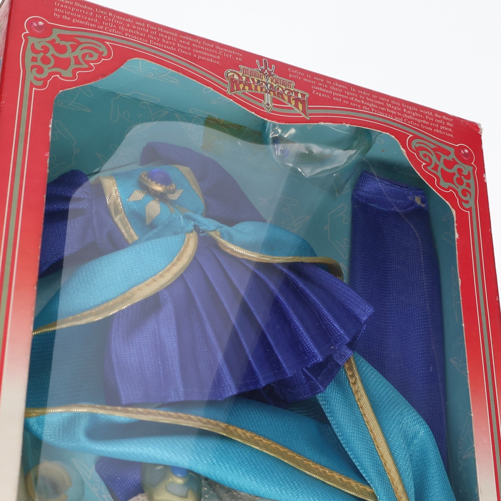 【中古即納】[DOL] レイアース ドールシリーズ 龍咲海(りゅうざきうみ) 騎士の聖装 コスチュームセット 魔法騎士レイアース ドール用衣装 セガ(19991231)