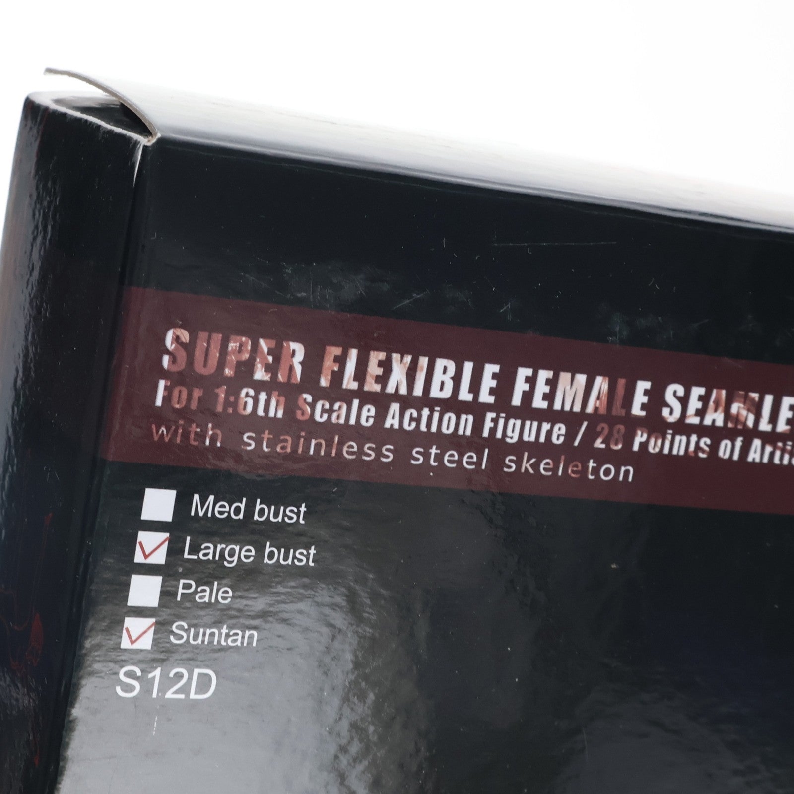 【中古即納】[DOL] 1/6 スーパーフレキシブル フィメール シームレスボディ サンタンシリーズ ラージバスト with フットパーツ ドール用アクセサリ(S12D) TBリーグ/Phicen Limited(20150801)