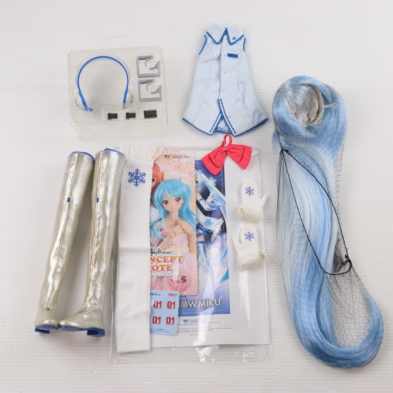 【中古即納】[DOL] Dollfie Dream(ドルフィードリーム) 雪ミク DD受注限定企画 キャラクター・ボーカル・シリーズ01 初音ミク 完成品 ドール ボークス(20160131)