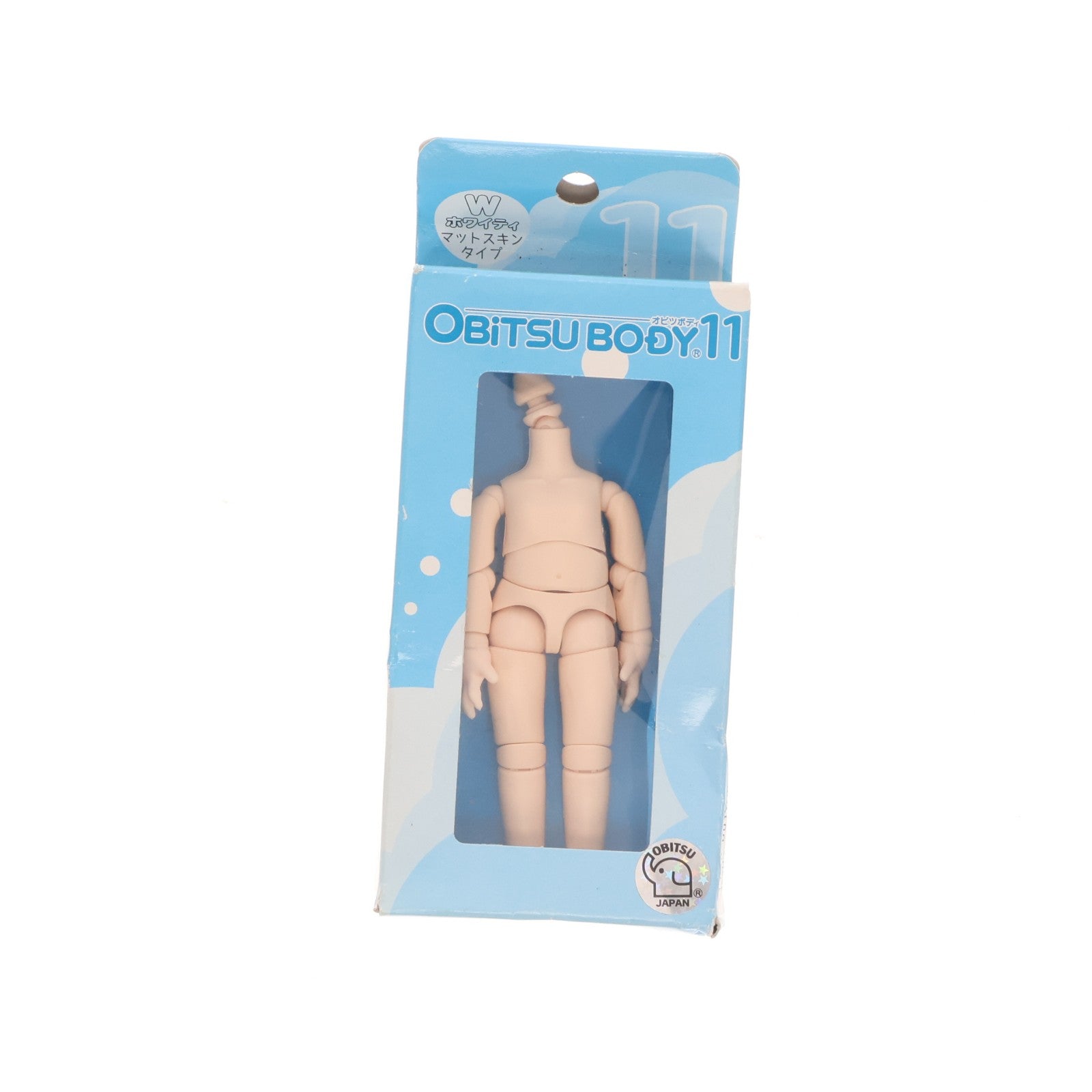 【中古即納】[DOL] 11cmオビツボディ マットスキン ホワイティ フルアクションドール用素体(11BD-D01MW) オビツ製作所(20200301)