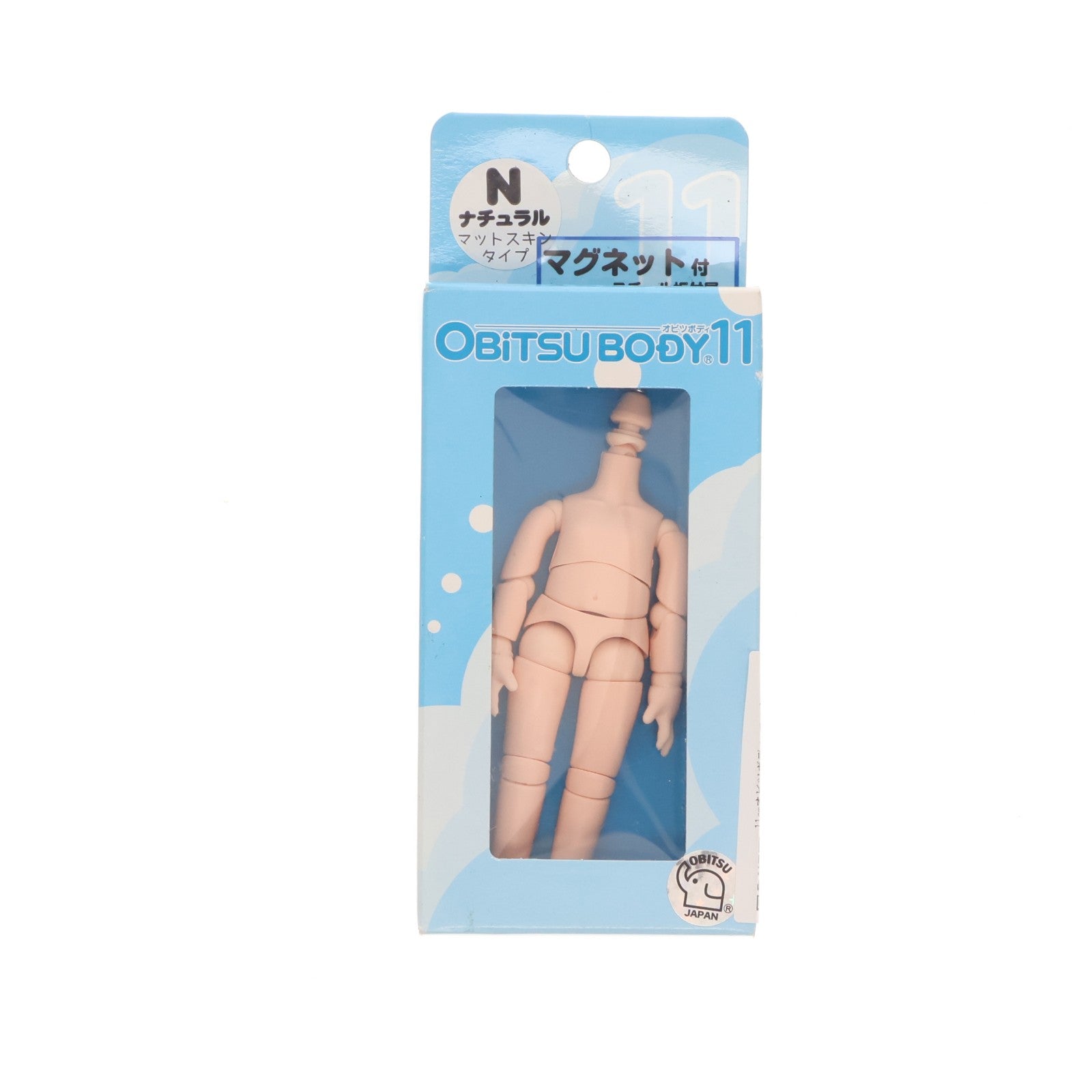 【中古即納】[DOL] 11cmオビツボディ マットスキン ナチュラル(マグネット付) フルアクションドール用素体(11BD-D01MN-G) オビツ製作所(20200301)