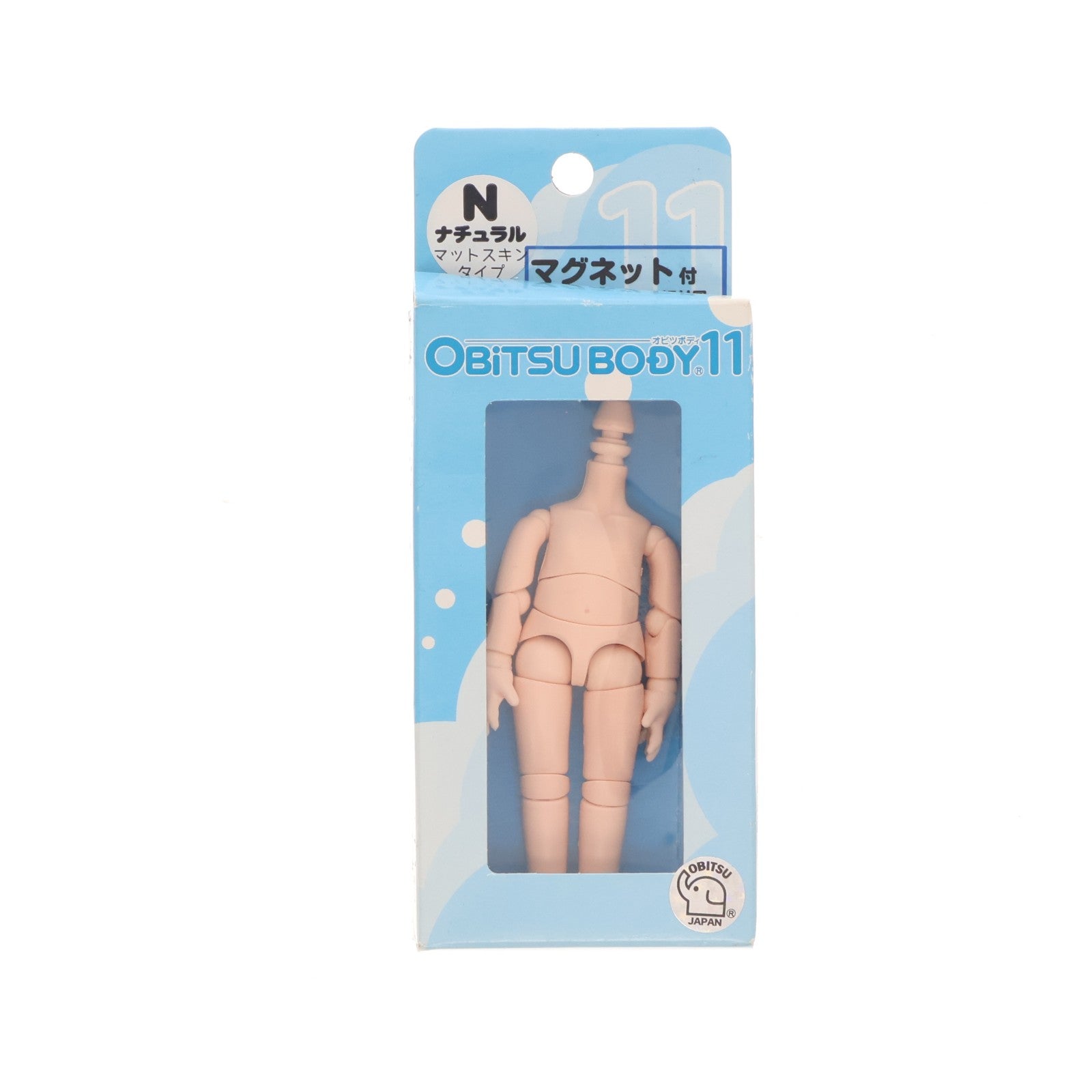 【中古即納】[DOL] 11cmオビツボディ マットスキン ナチュラル(マグネット付) フルアクションドール用素体(11BD-D01MN-G) オビツ製作所(20200301)