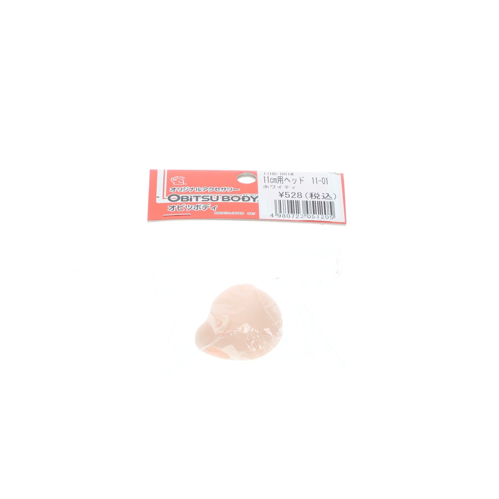 【中古即納】[DOL] 11cm用ヘッド 11-01 ホワイティ ドール用ヘッド(11HD-D01W) オビツ製作所(20111110)