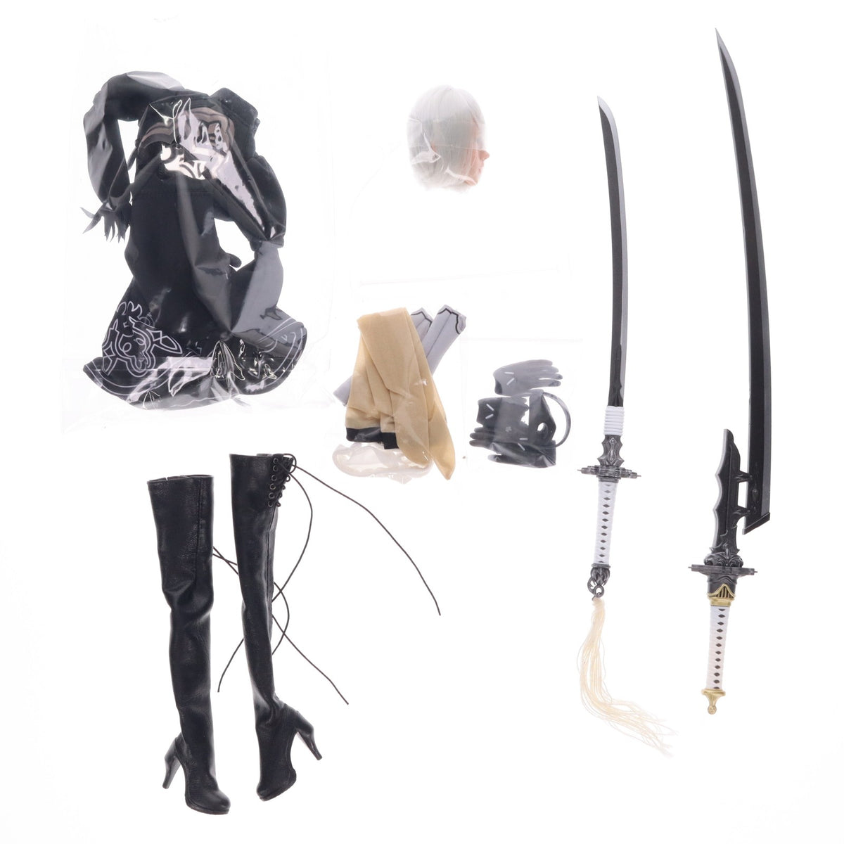 【中古即納】[DOL] SEXY ROBOTS -セクシー女性ロボット ヘッド&武器・衣装セット 1/6 ドール用アクセサリ(SET015) スーパーダック(20210115)