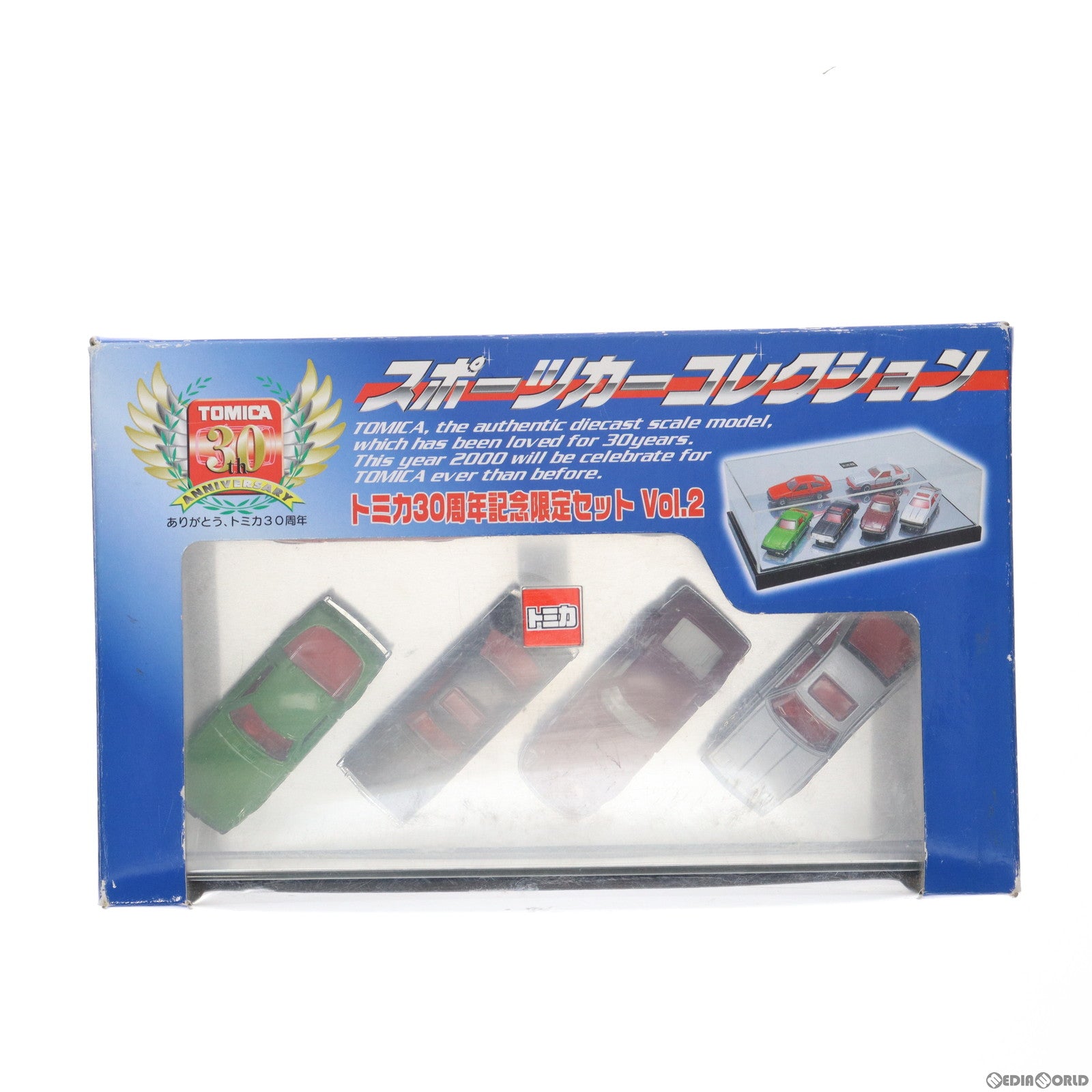 【中古即納】[MDL] トミカ スポーツカーコレクション トミカ30周年記念限定セットVol.2(6台セット) 完成品 ミニカー(502999) トミー(20001231)