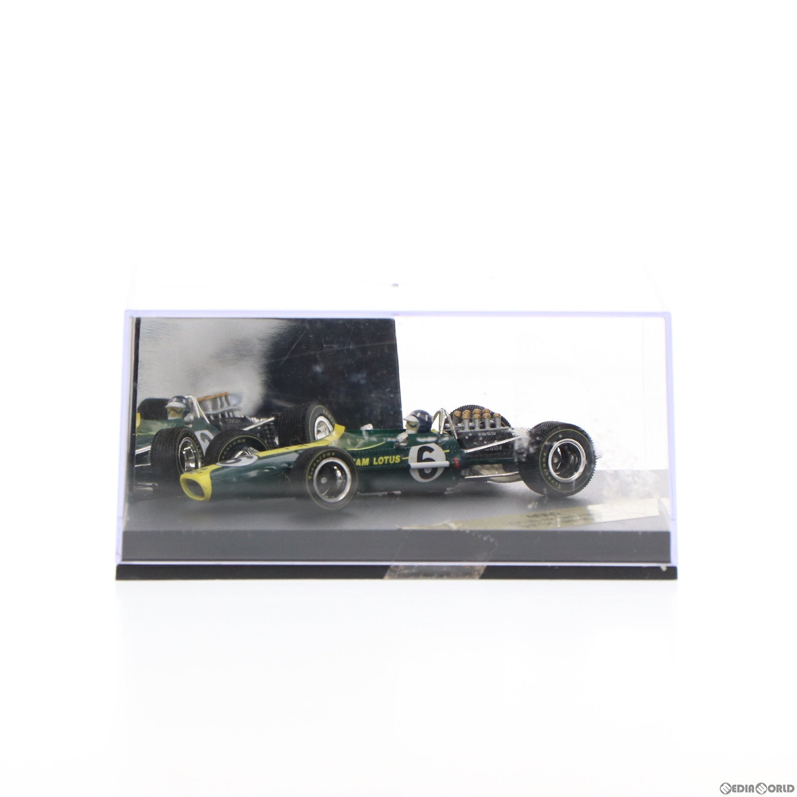 【中古即納】[MDL] 1/43 LOTUS 49 GRAHAM HILL DUTCH GRAND PRIX 1967 #6(グリーン×イエロー) 完成品 ミニカー(4002) Quartzo(カルツォ) (19991231)