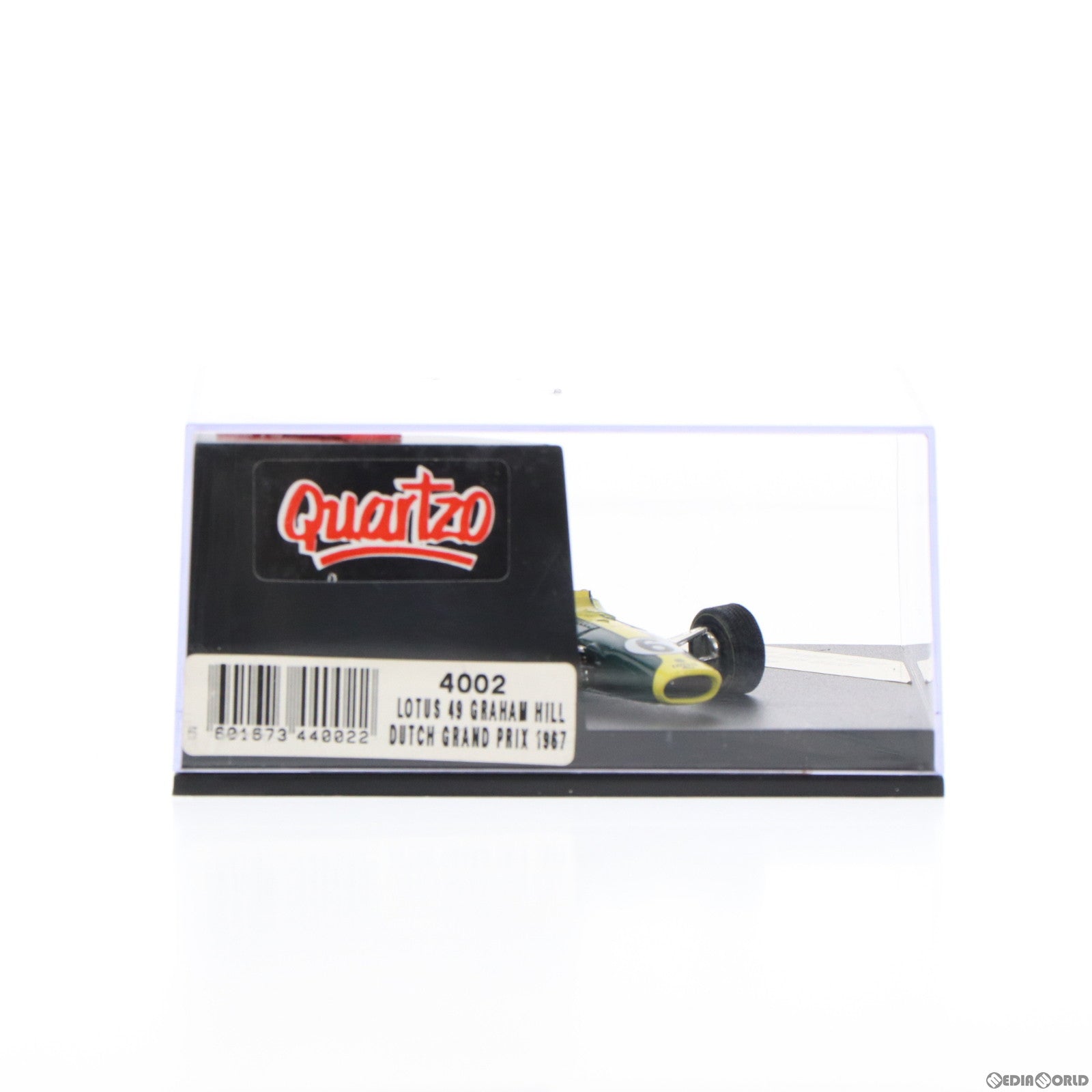 【中古即納】[MDL] 1/43 LOTUS 49 GRAHAM HILL DUTCH GRAND PRIX 1967 #6(グリーン×イエロー) 完成品 ミニカー(4002) Quartzo(カルツォ) (19991231)