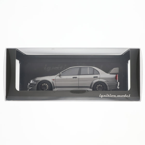 【中古即納】[MDL]1/18 Mitsubishi Lancer Evolution(ミツビシ ランサー エボリューション) VI GSR  T.M.E CP9A(シルバー) 完成品 ミニカー(IG1554) ignition model(イグニッションモデル)