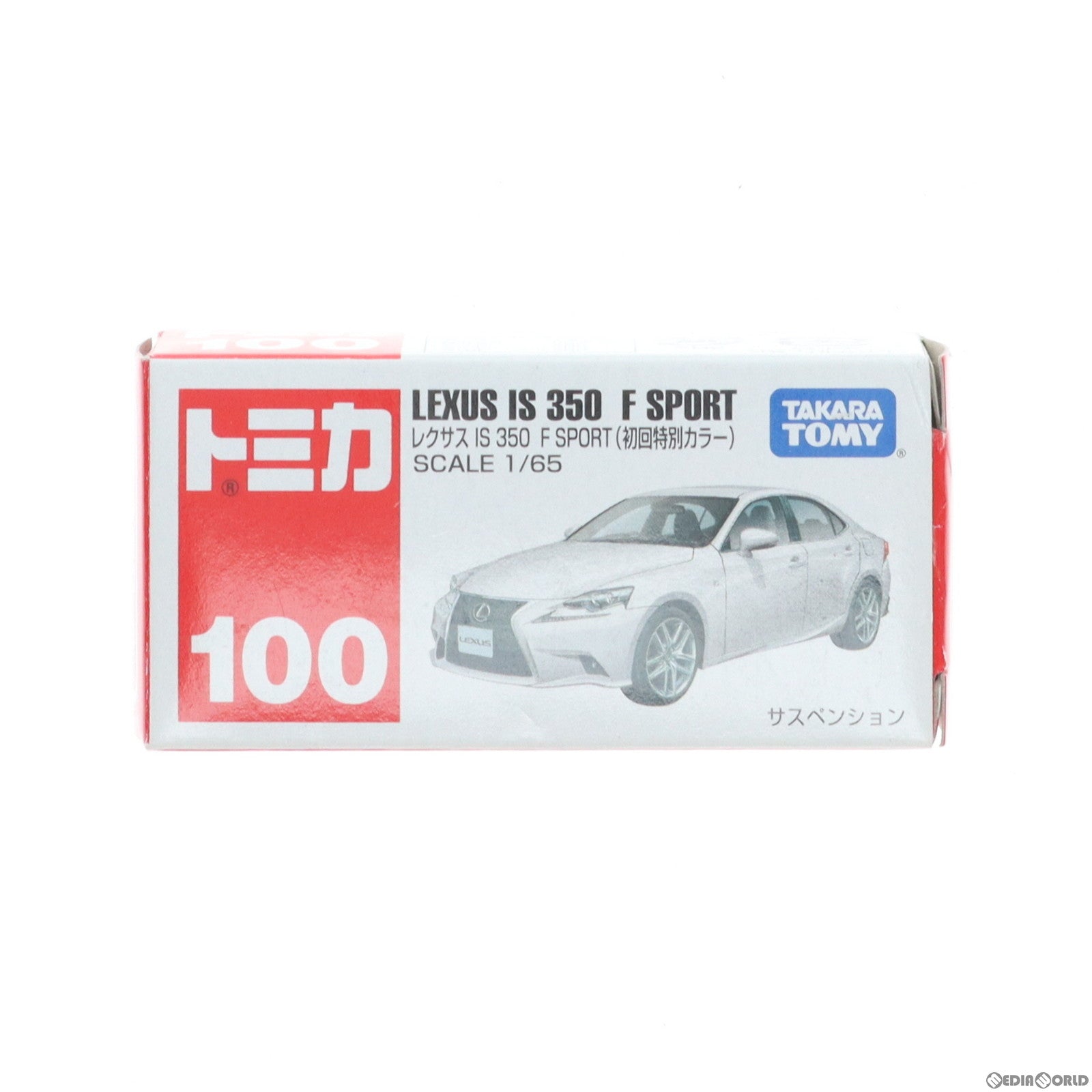 【中古即納】[MDL] トミカ No.100 レクサス IS F SPORT 初回特別カラー 完成品 ミニカー タカラトミー(20140315)