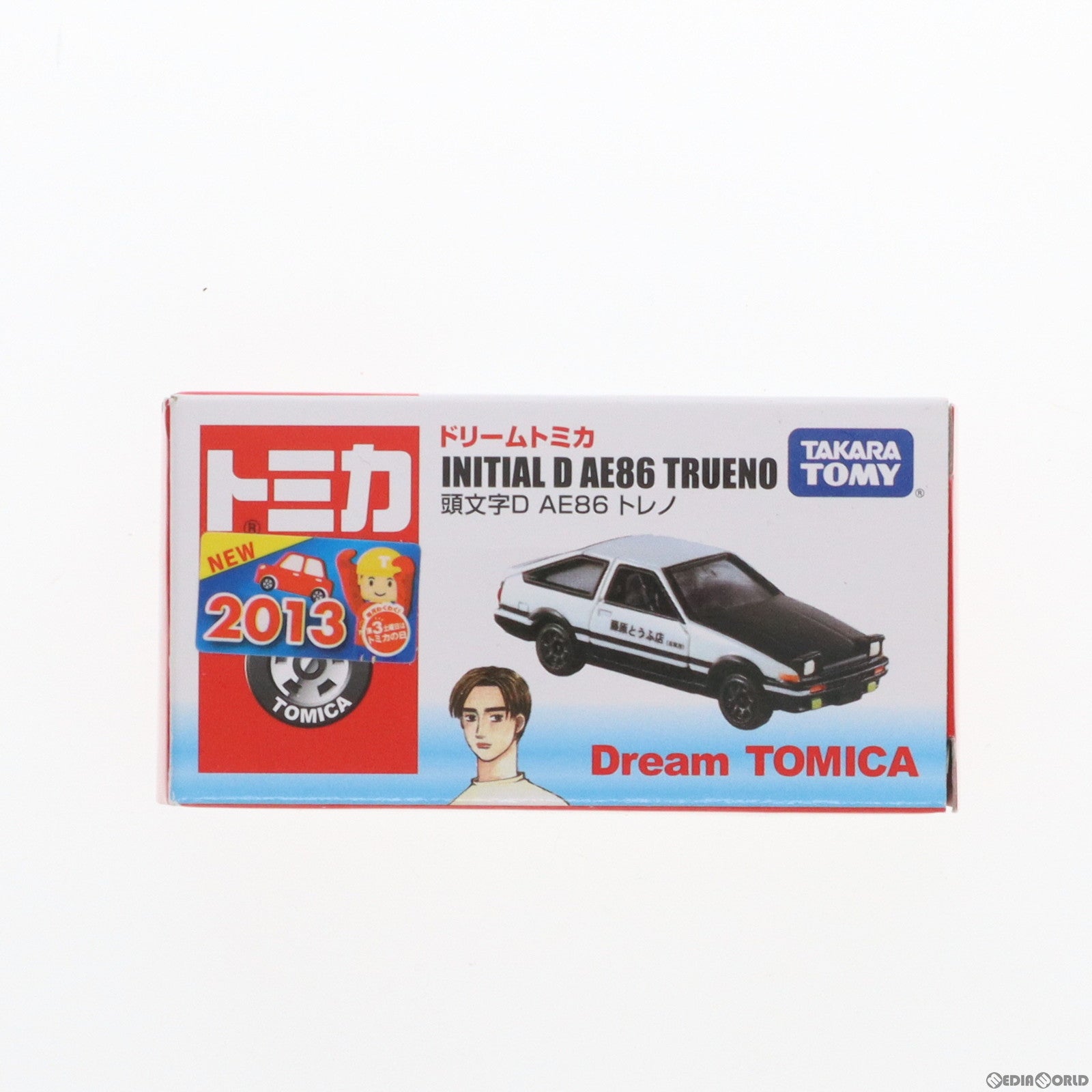 【中古即納】[MDL] ドリームトミカNo.145 1/61 AE86 トレノ(ホワイト×ブラック/ベトナム製) 頭文字D 完成品 ミニカー タカラトミー(20130921)