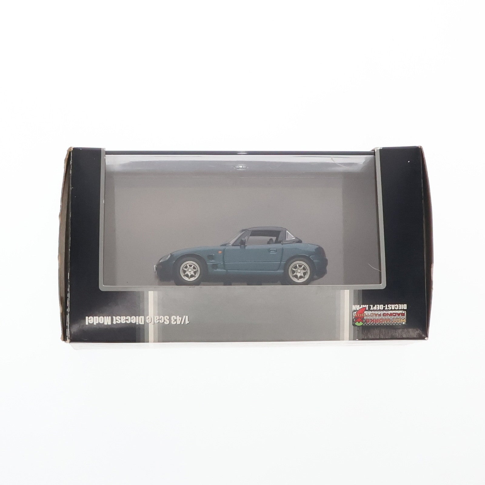 【中古即納】[MDL] 1/43 スズキ カプチーノ(グリーンメタル) 完成品 ミニカー(HW43002) HOT WORKS(ホットワークス)(20050910)