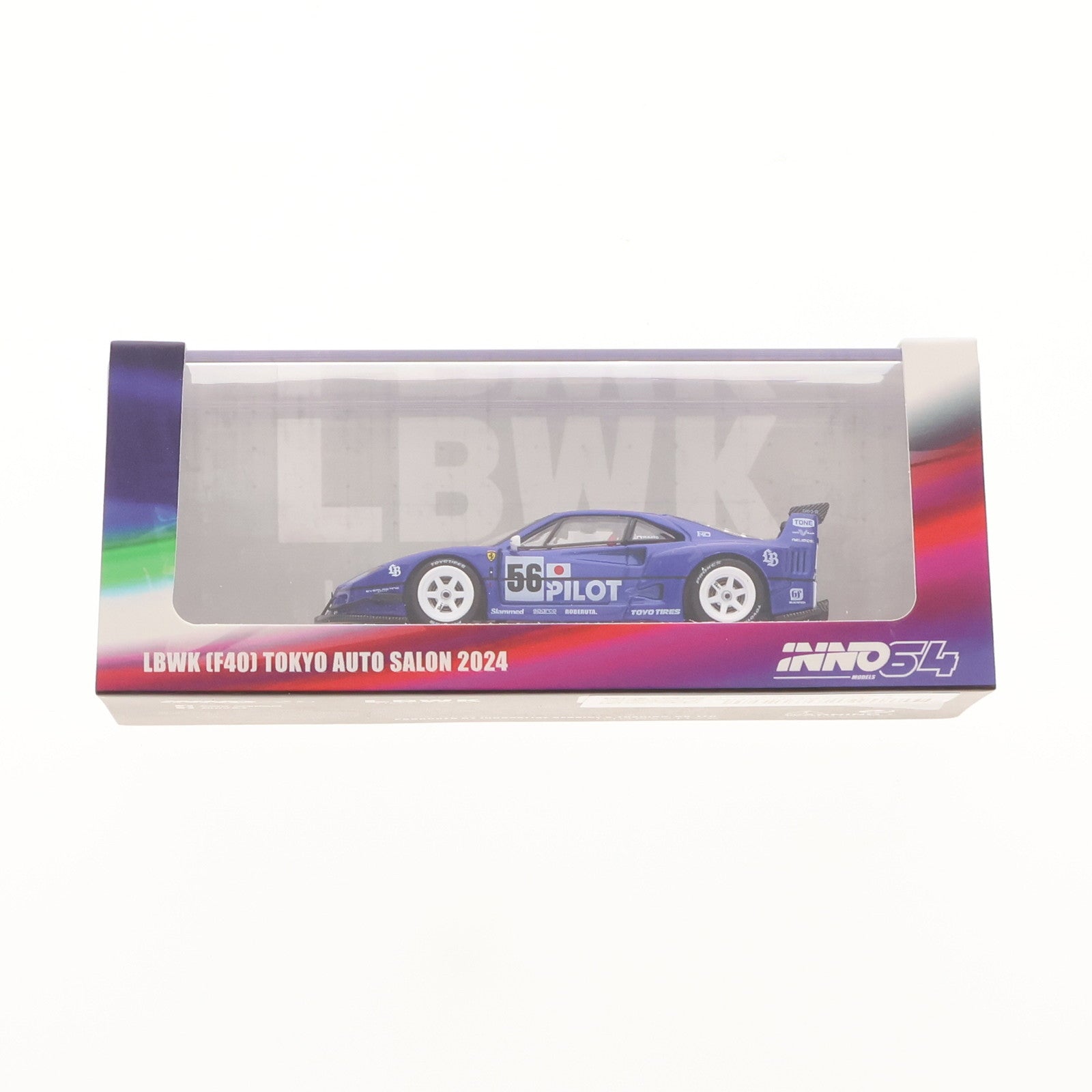 【中古即納】[MDL] LB-WORKS F40 東京オートサロン 2024 1/64 完成品 ミニカー(IN64-LBWKF40-TAS24) INNO MODELS(イノモデル)(20240831)