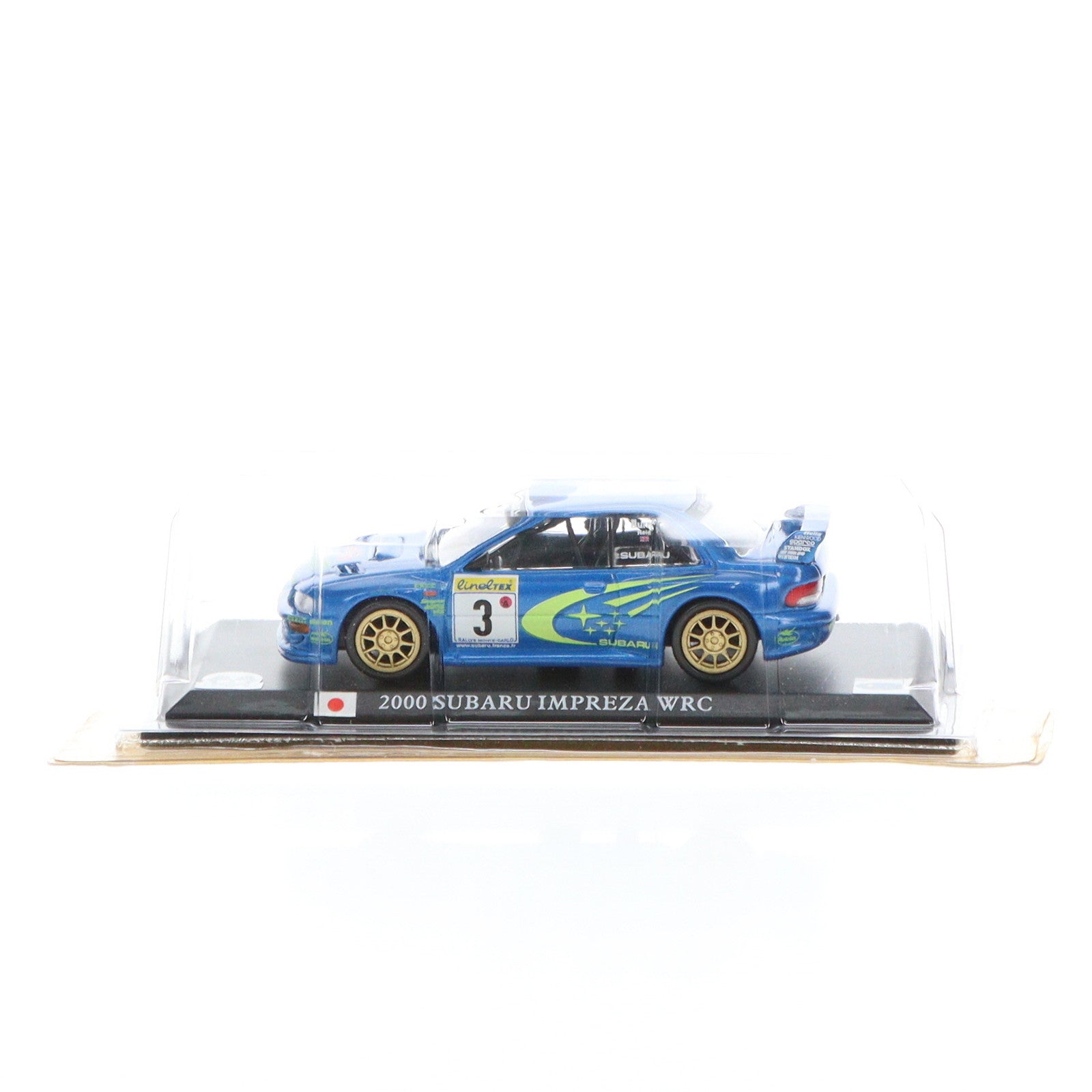 【中古即納】[MDL] (単品) 世界のレーシングカーコレクション 2000 スバル インプレッサ WRC #3(ブルー) 1/43 完成品 ミニカー エムケイエンタプライズ(20070115)