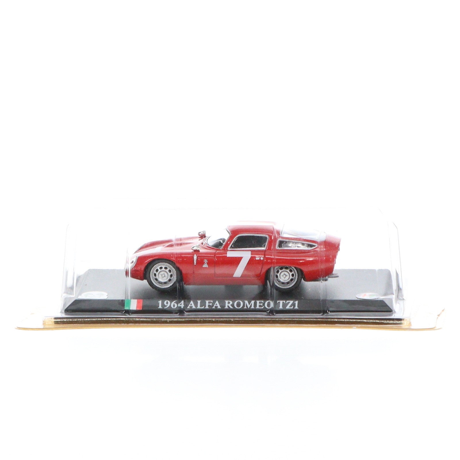 【中古即納】[MDL] (単品) 世界のレーシングカーコレクション アルファ ロメオ TZ1 #7(レッド) 1/43 完成品 ミニカー エムケイエンタプライズ(20070115)